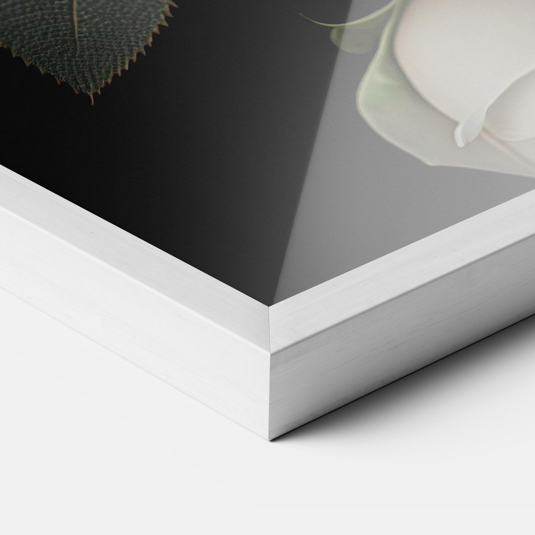 Рамкиран постер Cream Roses Close Up mockup 3