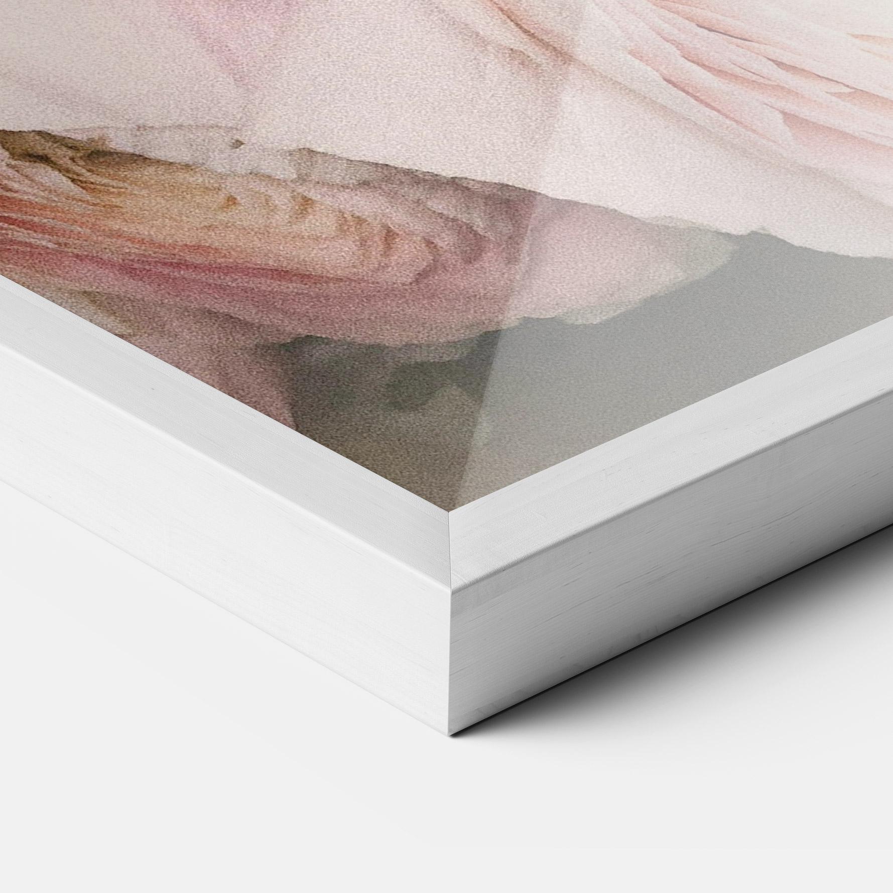 Рамкиран постер Pink Rose Bouquet mockup 3