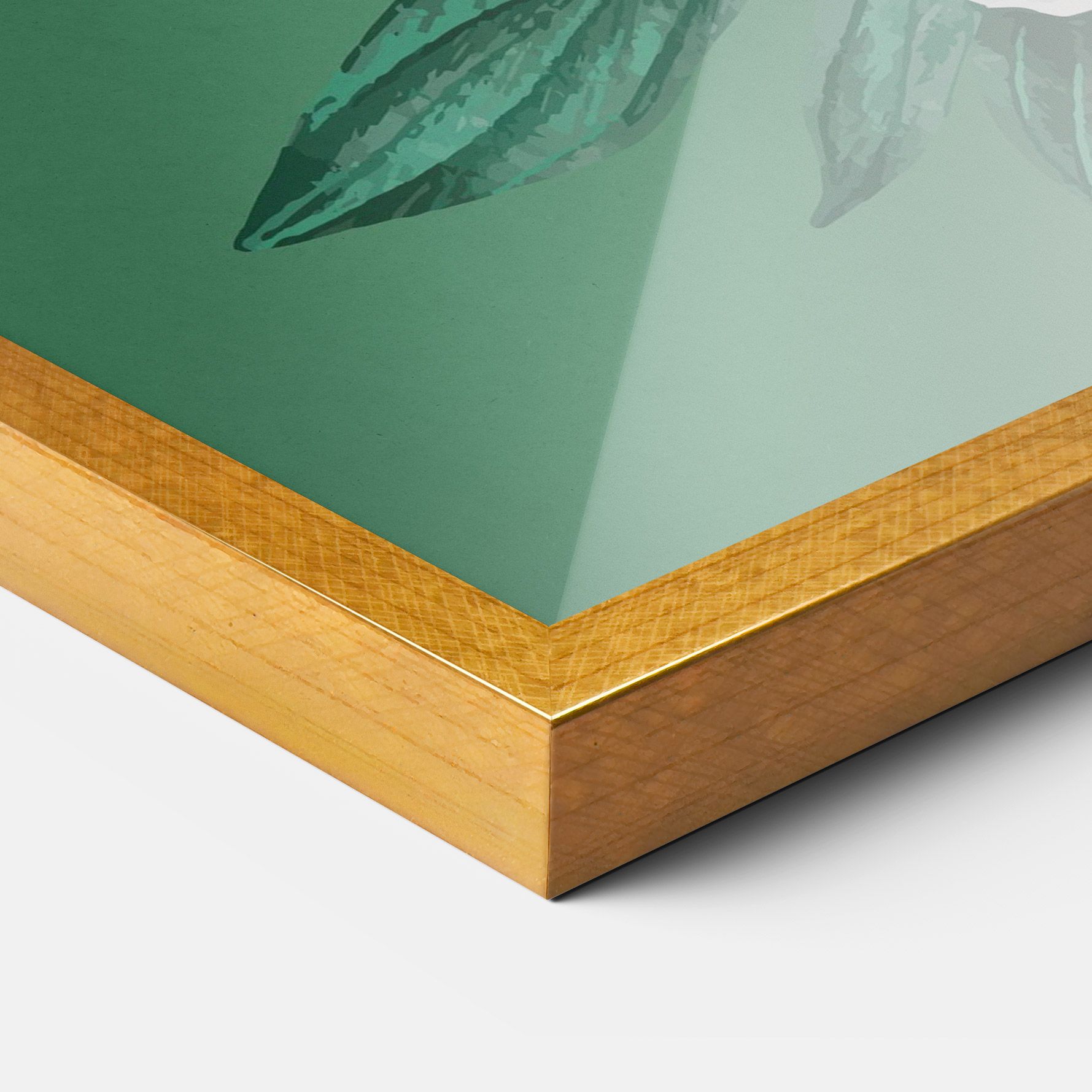 Love Green Rose mockup 3