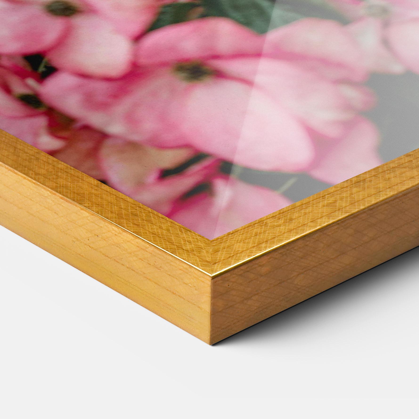 Рамкиран постер Pink Rose Flower Tree mockup 3