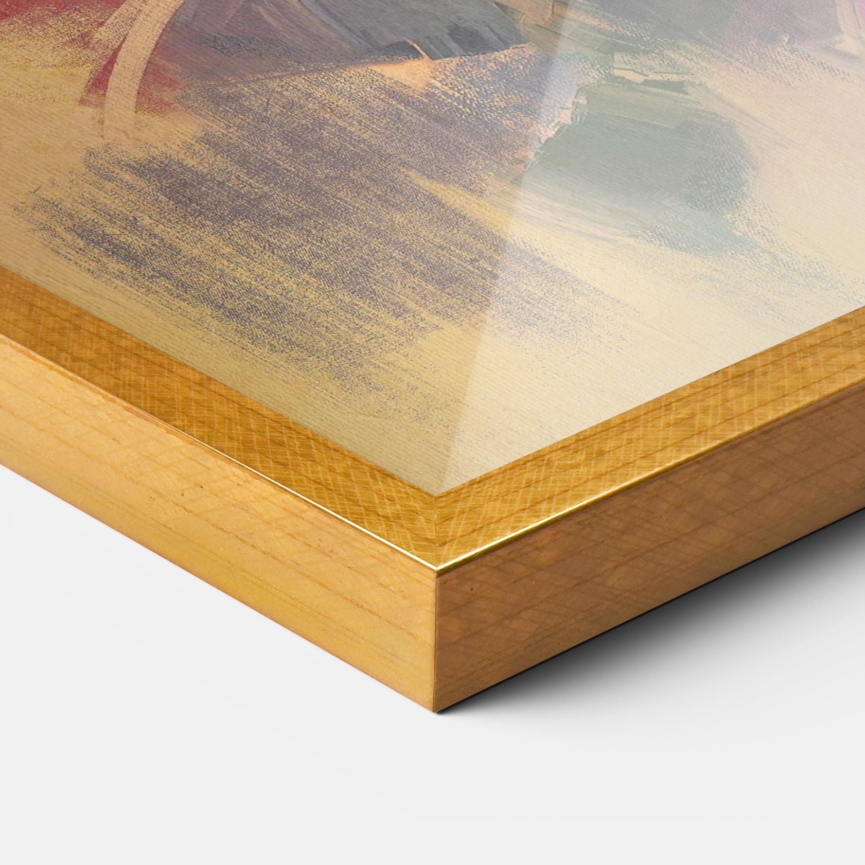 Pink Rose Painting mockup 3