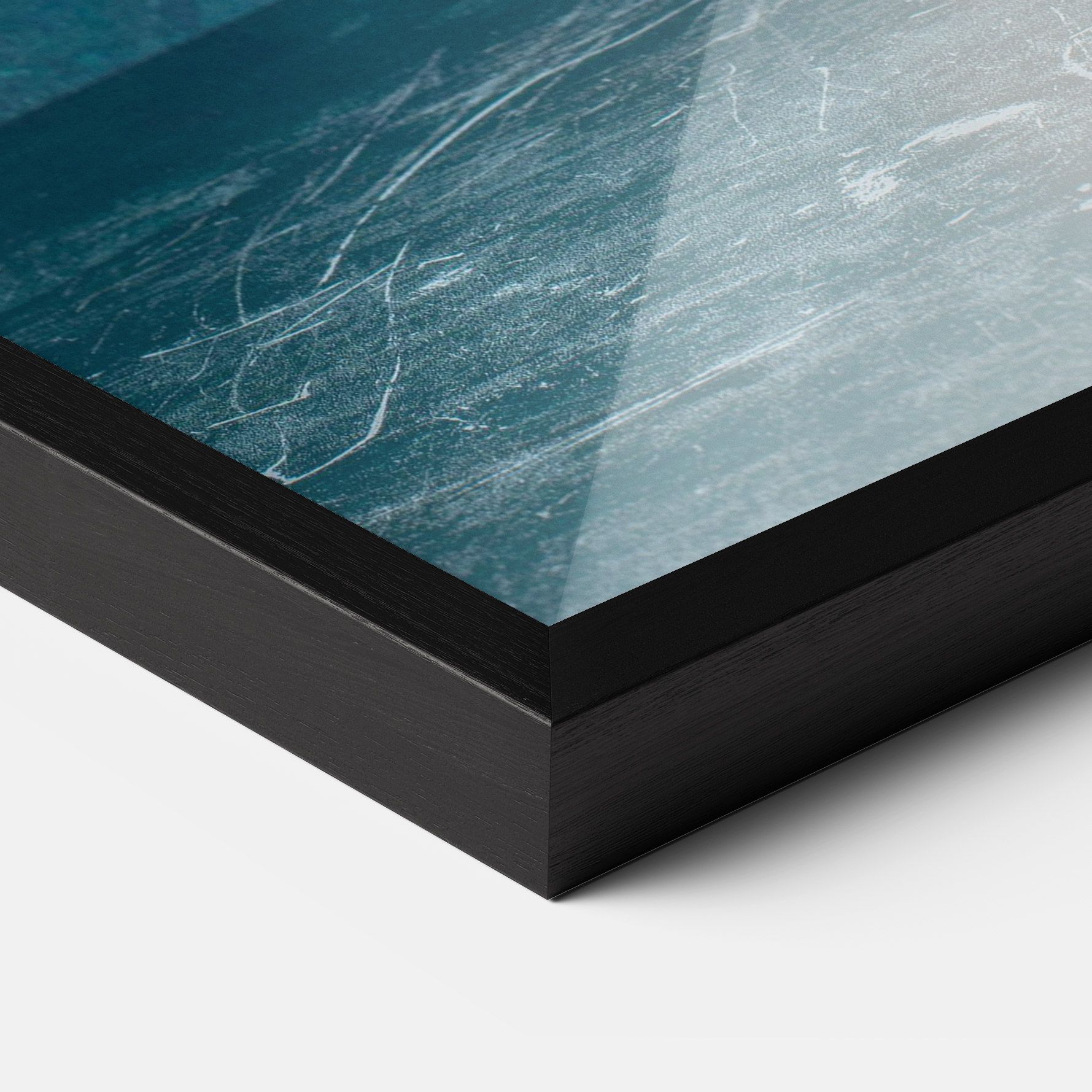 White Roses On Blue mockup 3