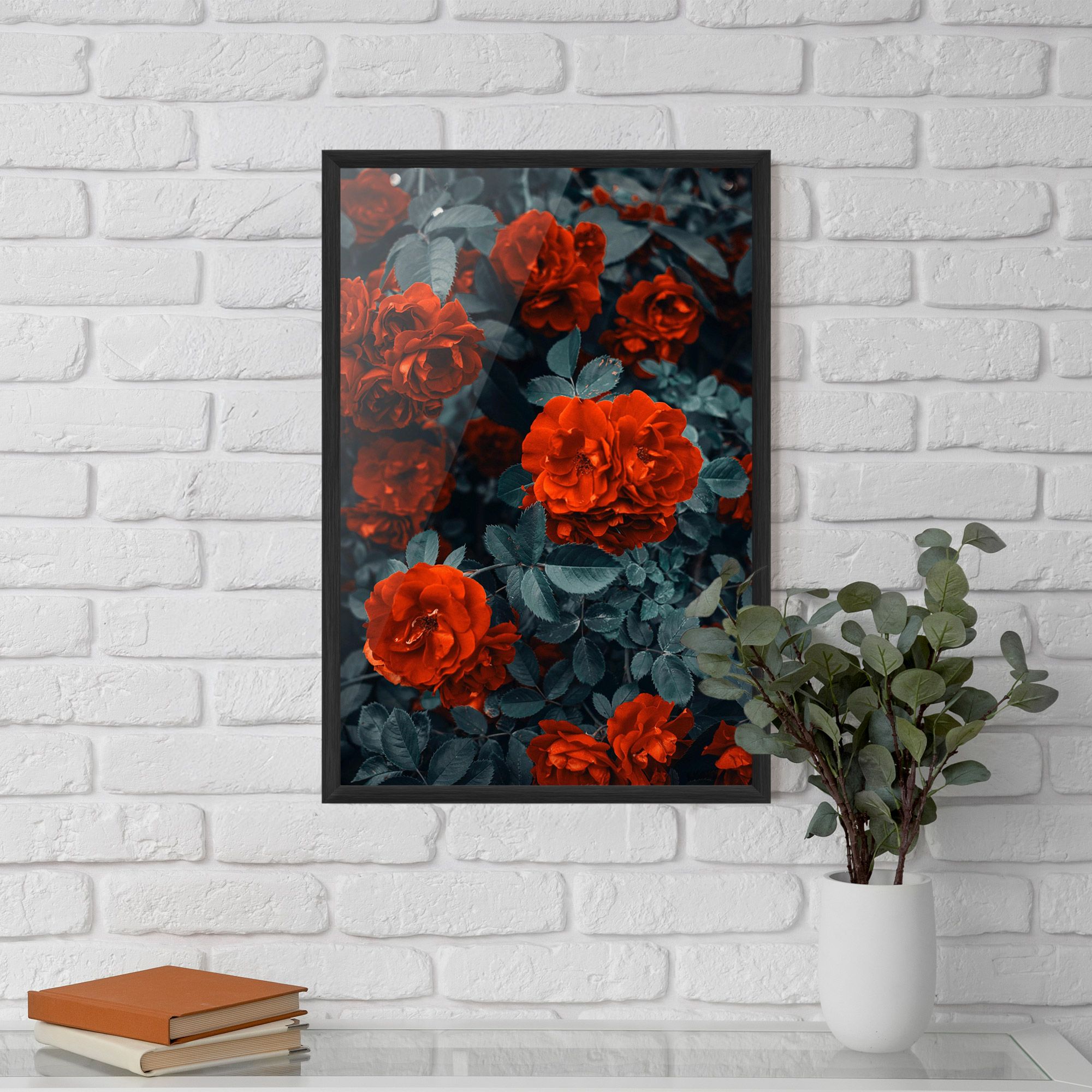 Bright Red Rose mockup 5