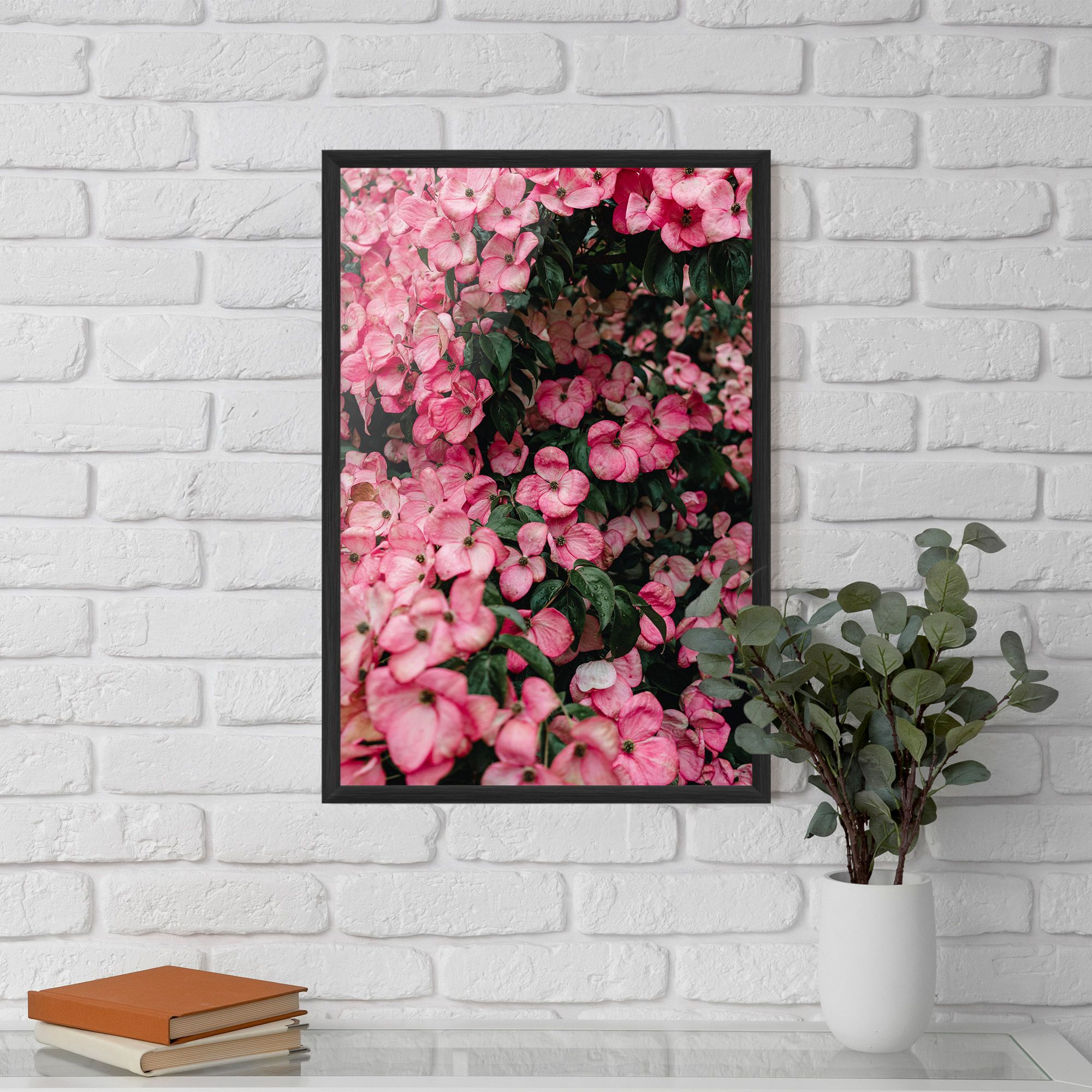 Pink Rose Flower Tree mockup 5