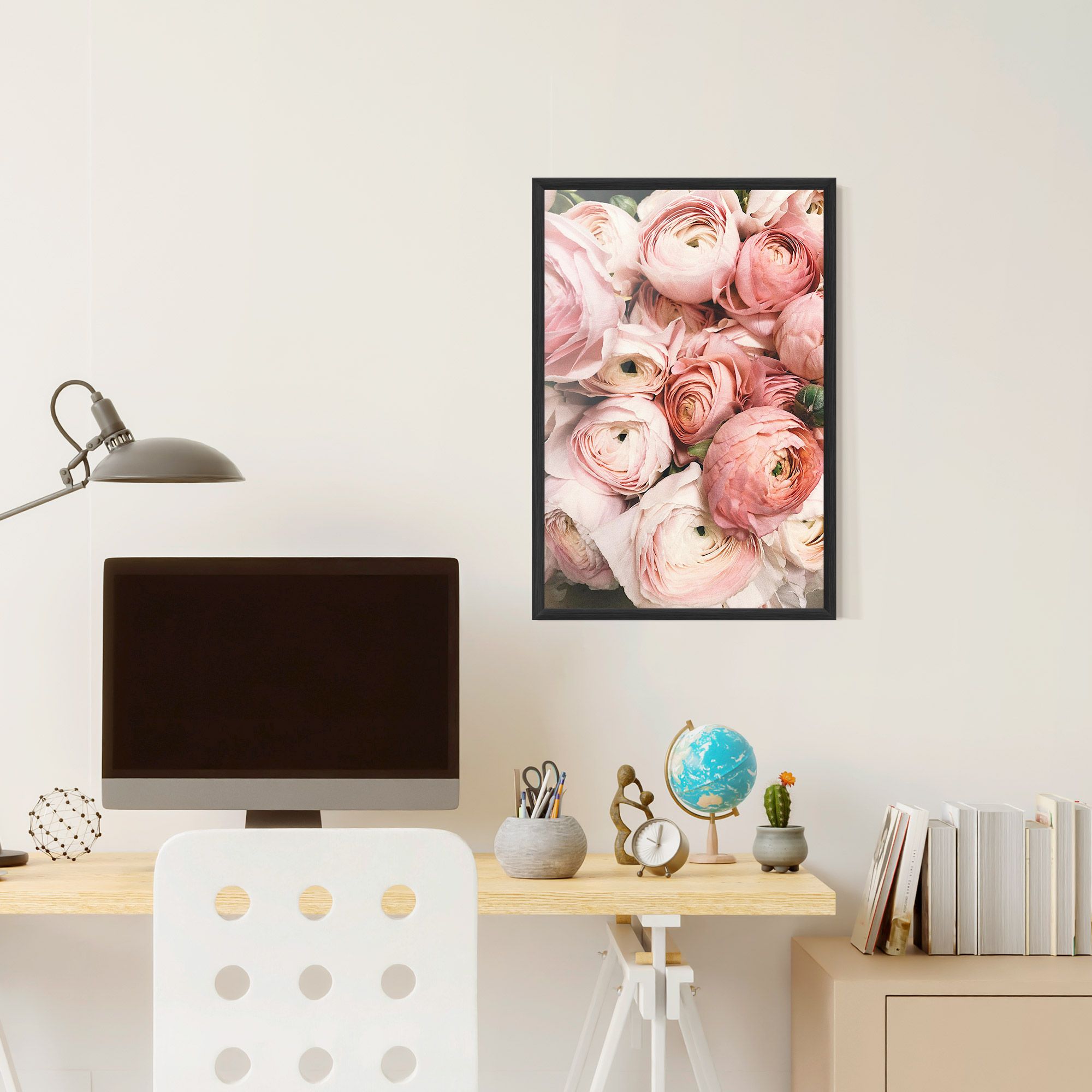 Pink Rose Bouquet mockup 6