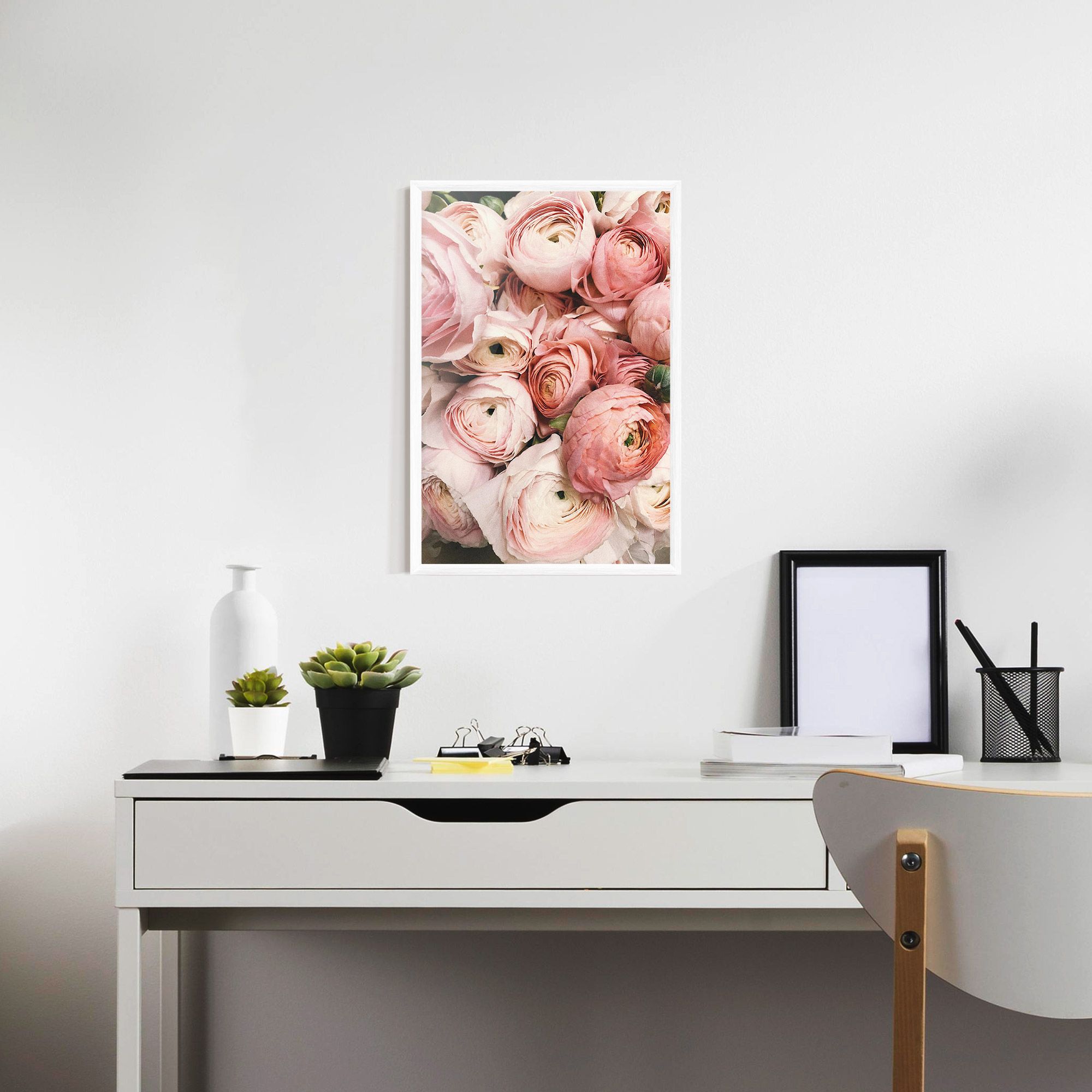 Pink Rose Bouquet mockup 7