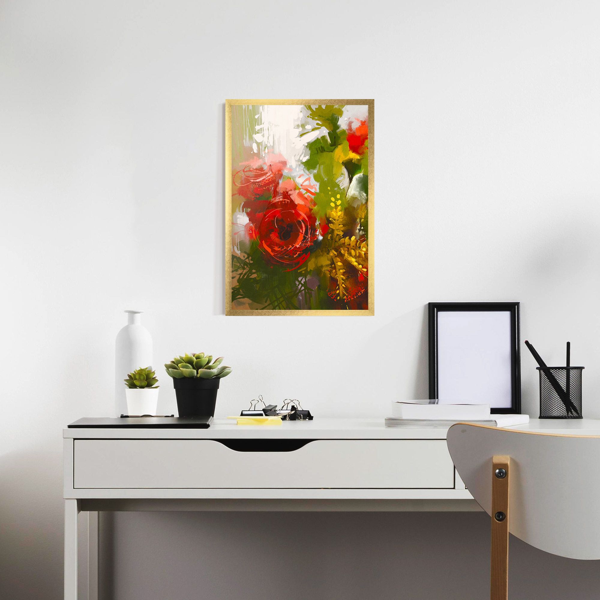Red Rose Painting mockup 7