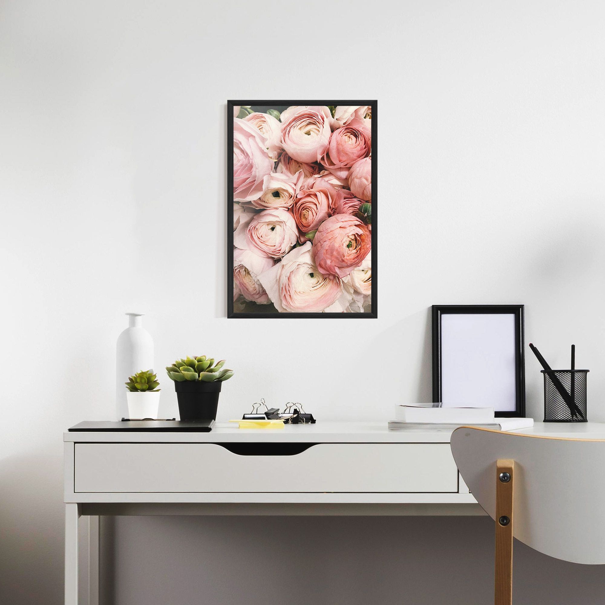 Pink Rose Bouquet mockup 7