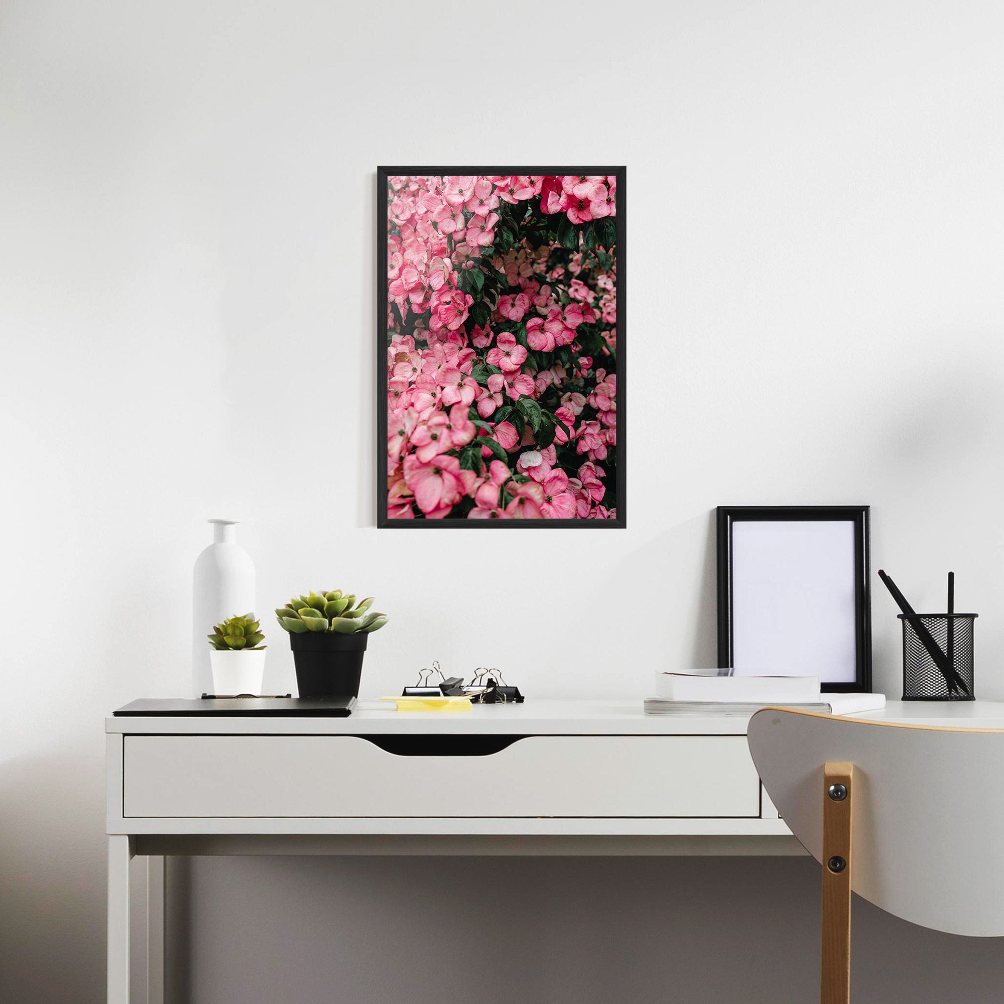Pink Rose Flower Tree mockup 7