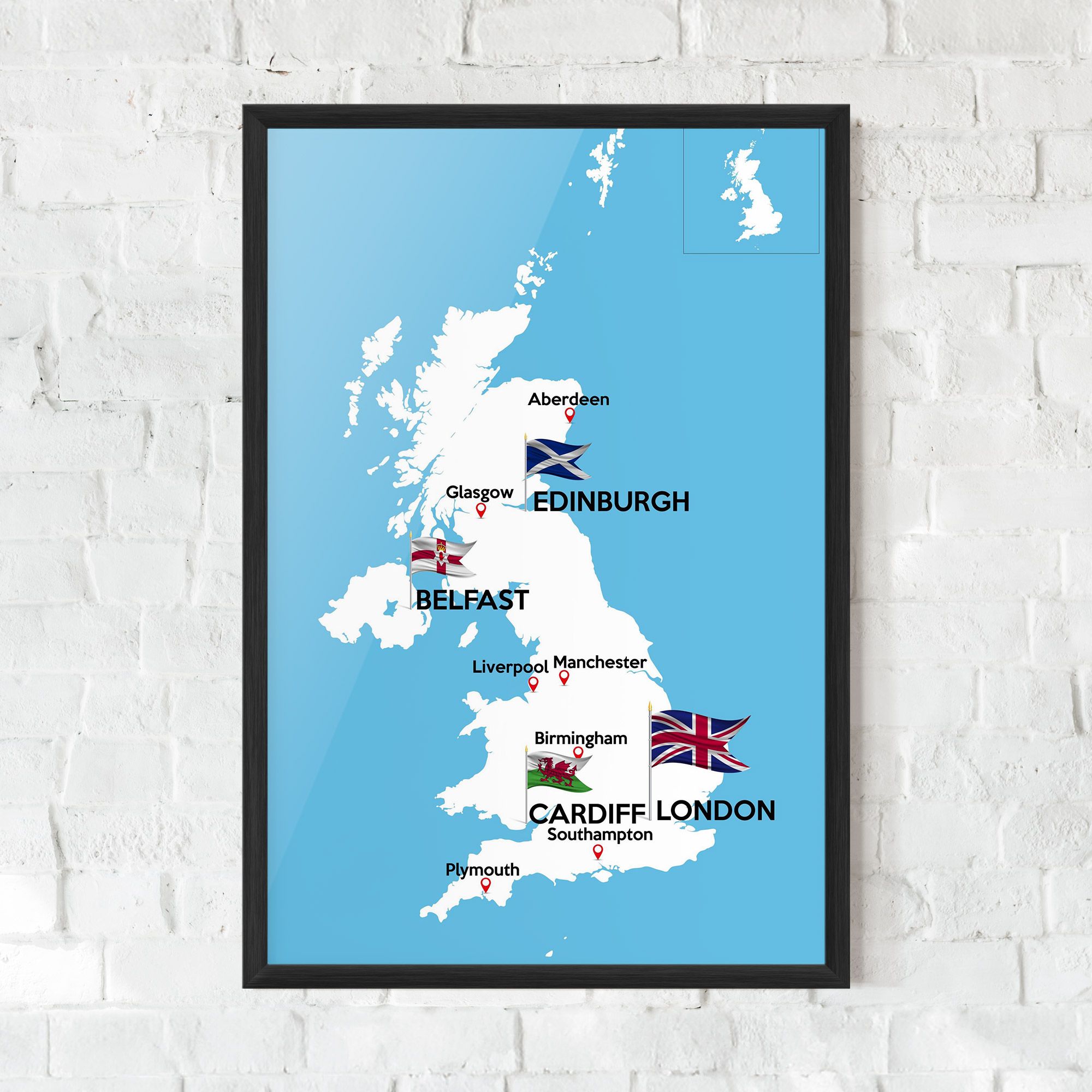 England Map mockup 0