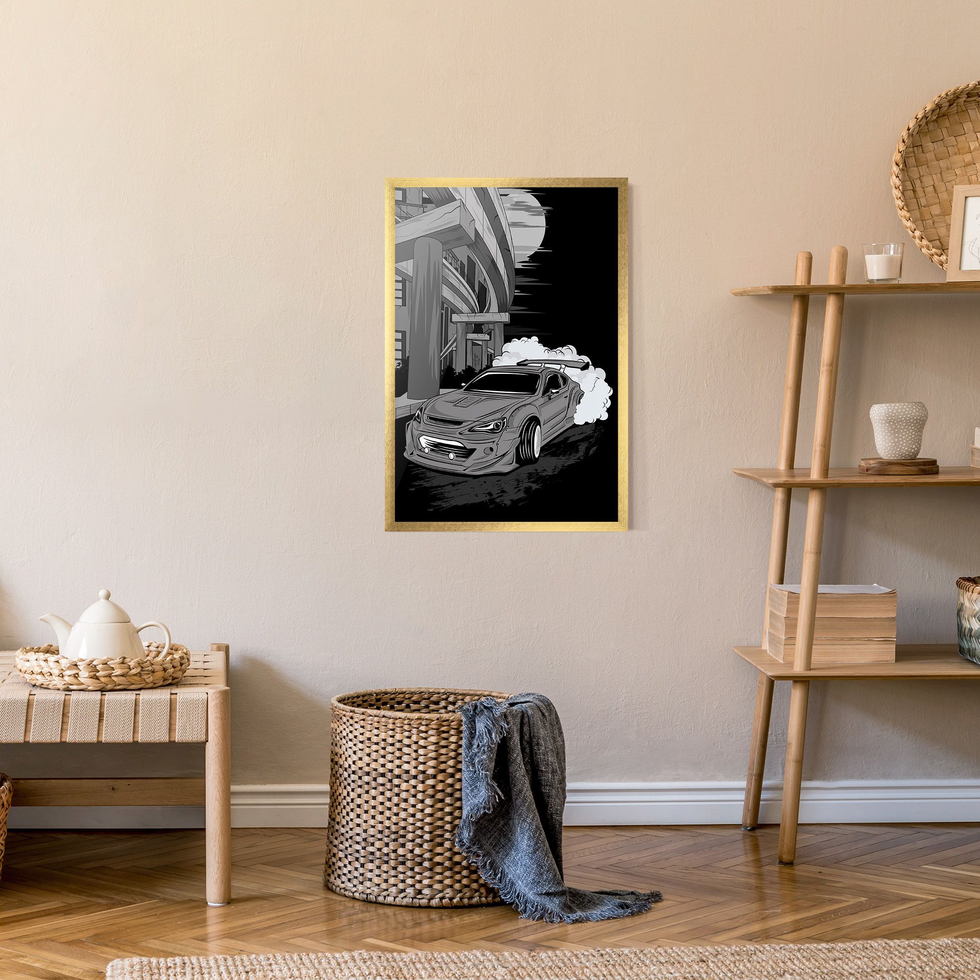 Grey Cool Car mockup 9