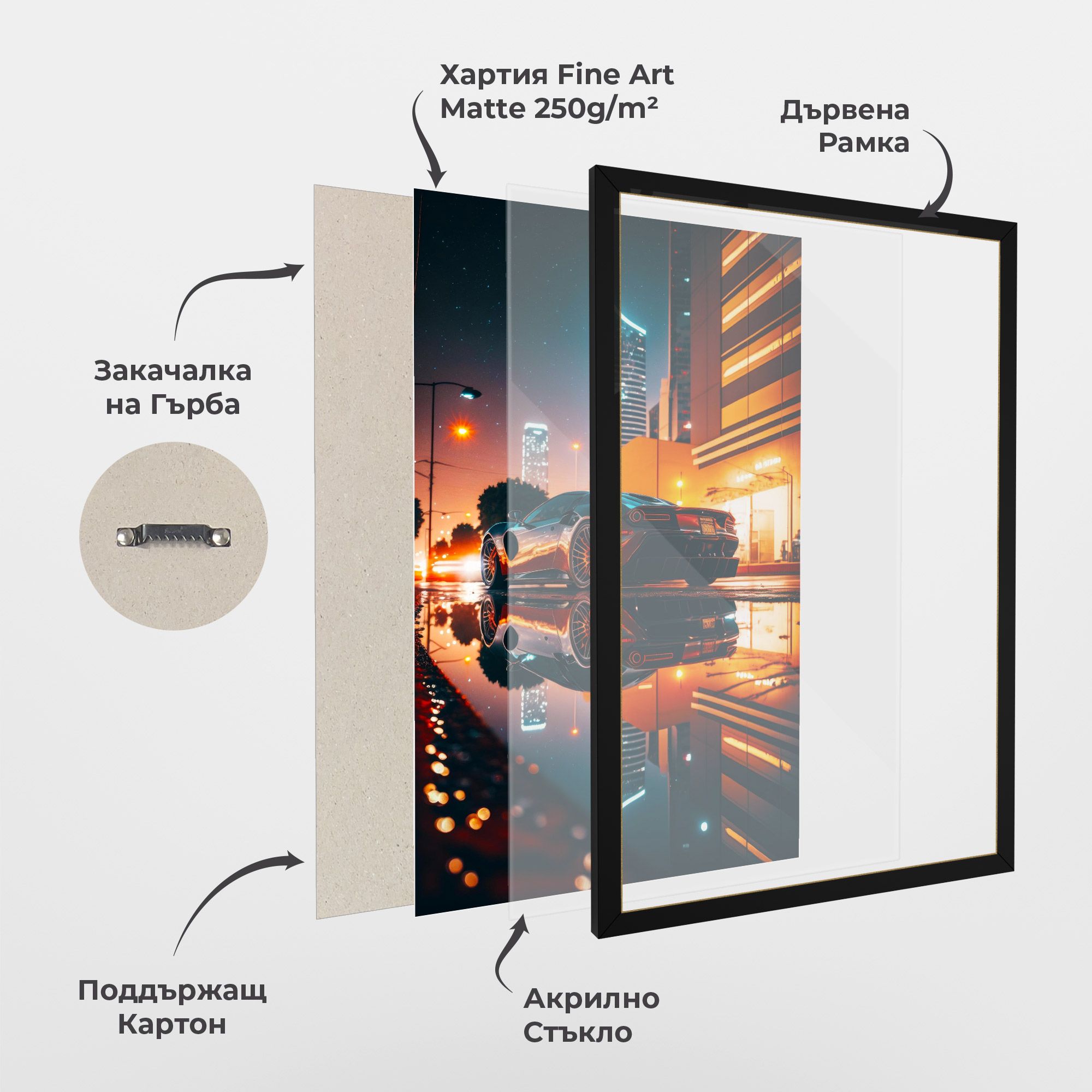 Rainy Sport Car mockup 1