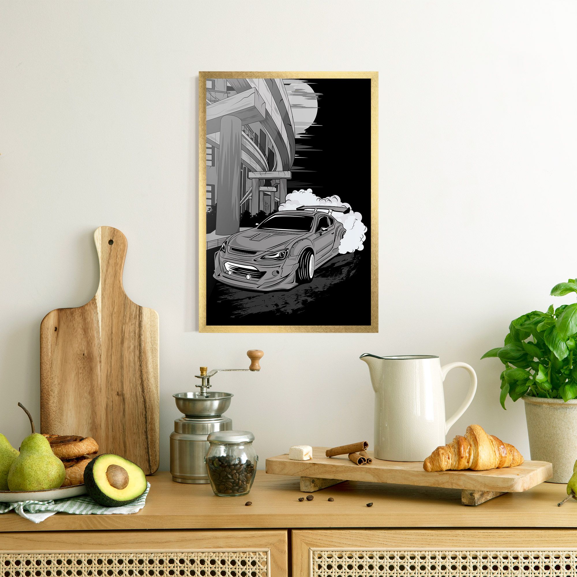 Grey Cool Car mockup 8