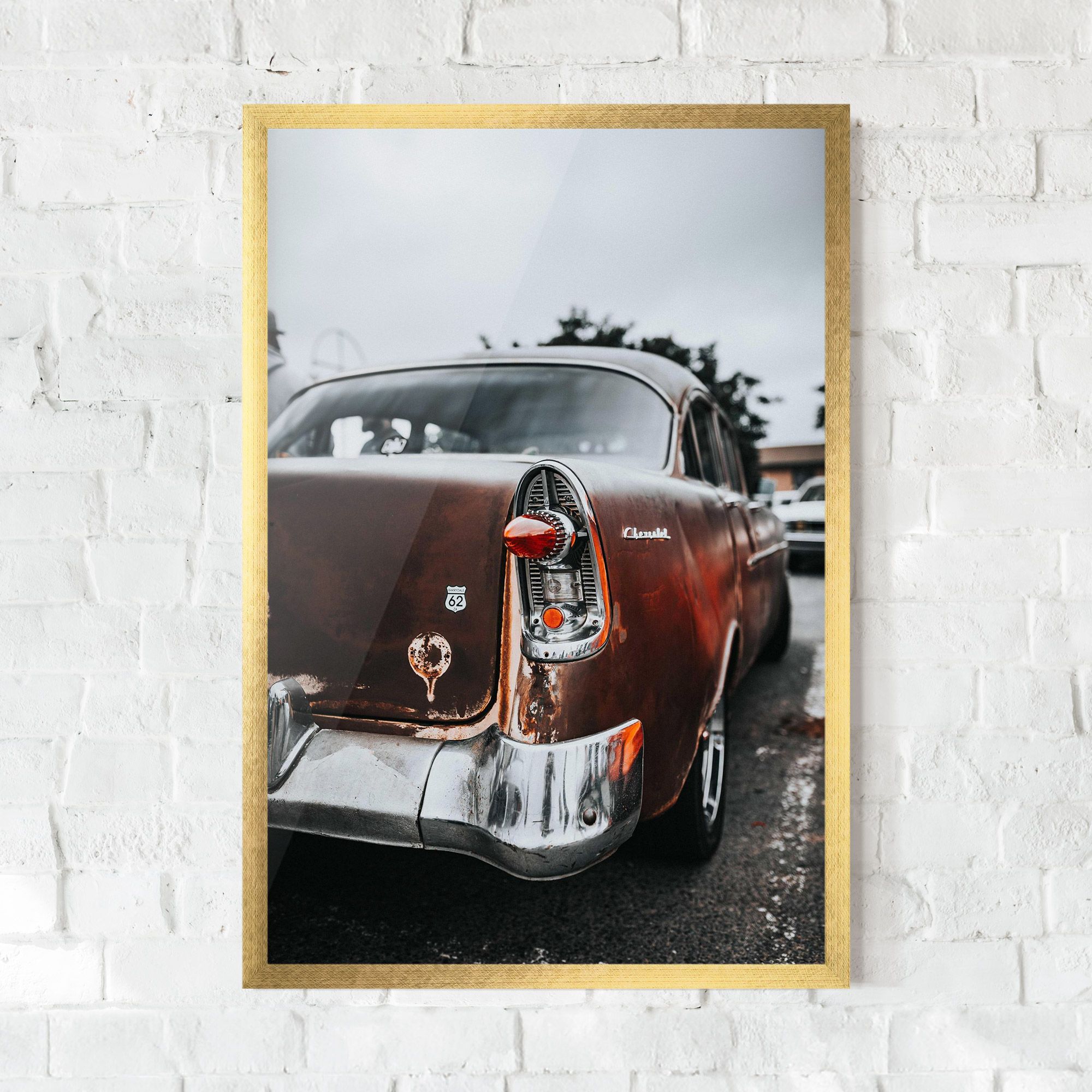 Car Old Brown mockup 0