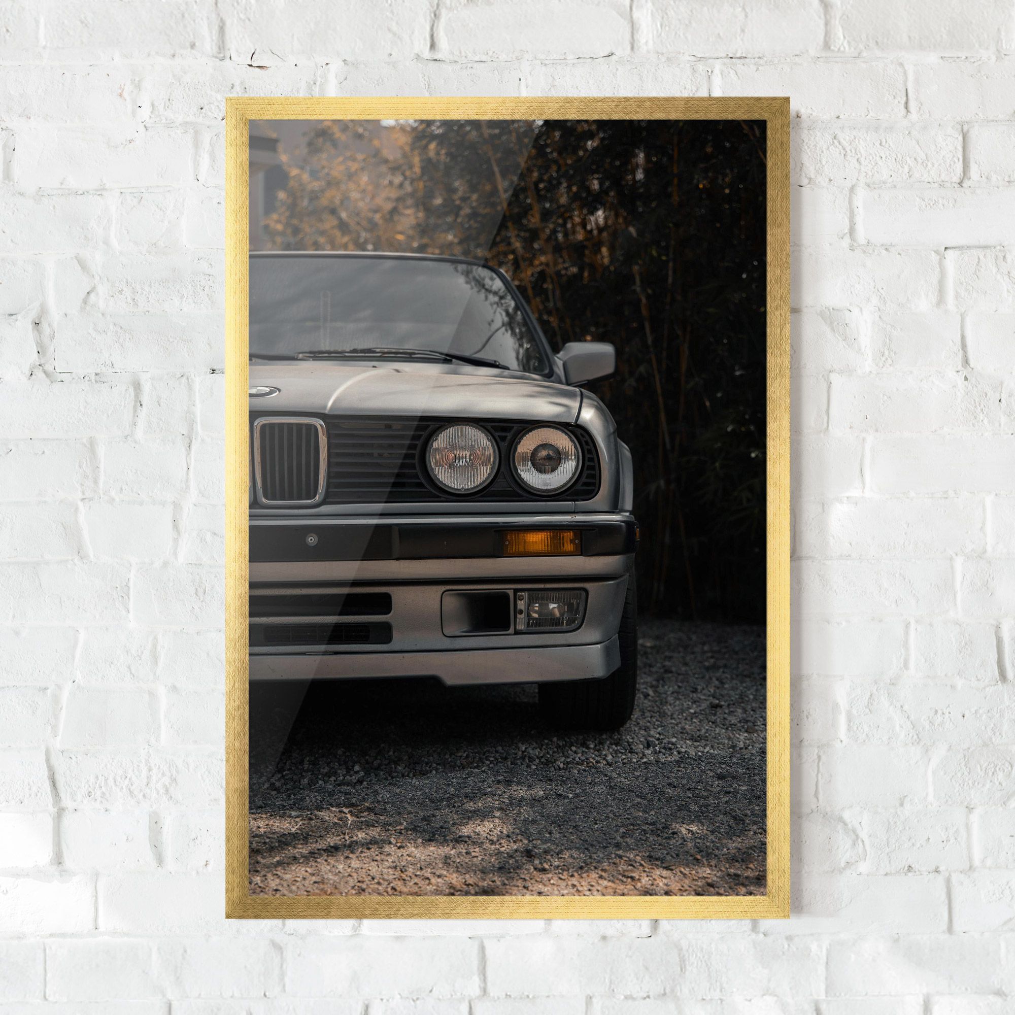 Old Bmw Car mockup 0