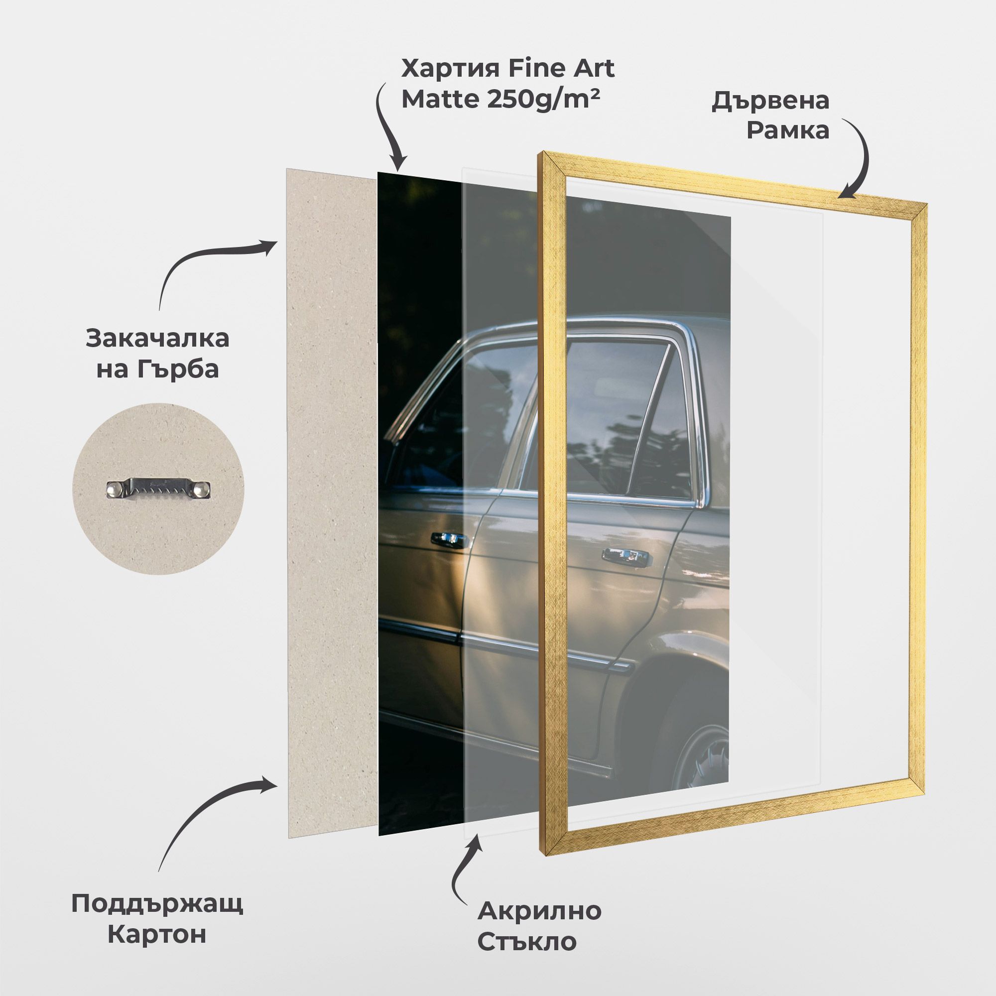 Cream Old Car mockup 1