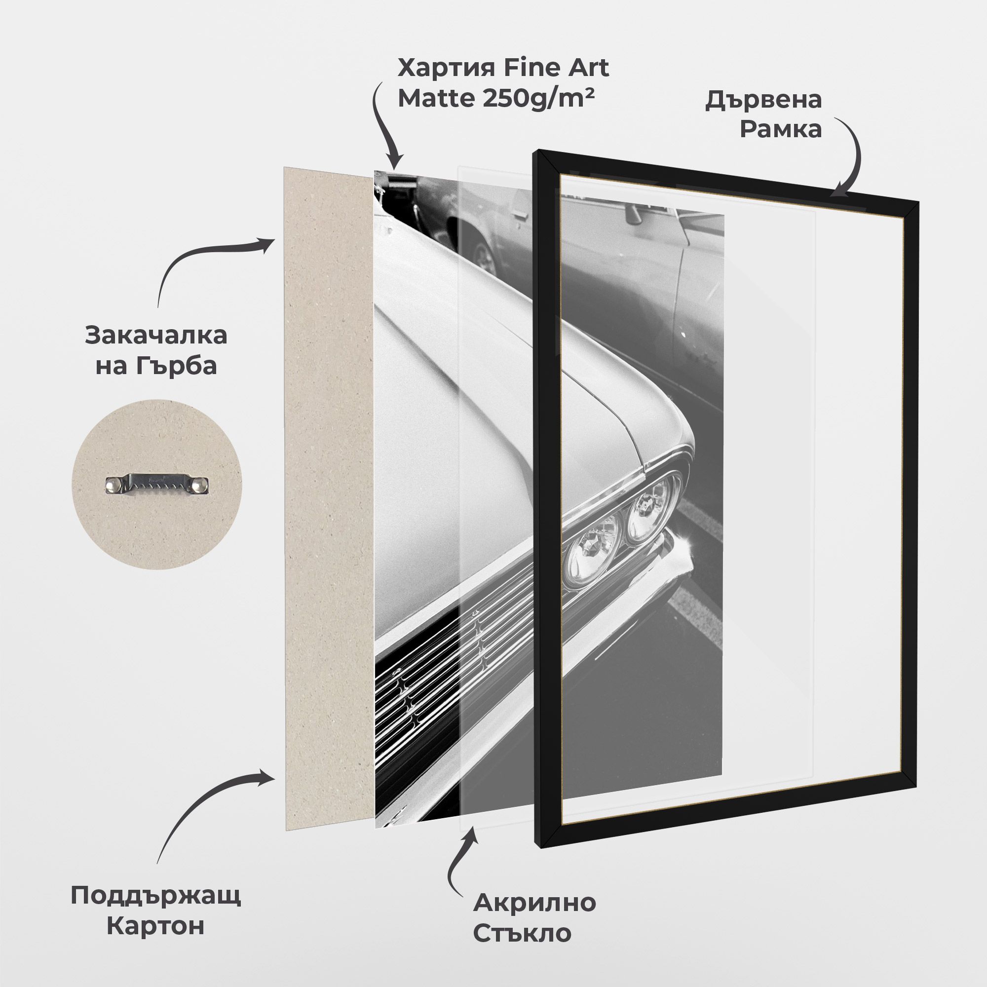 Grey Vintage Car mockup 1