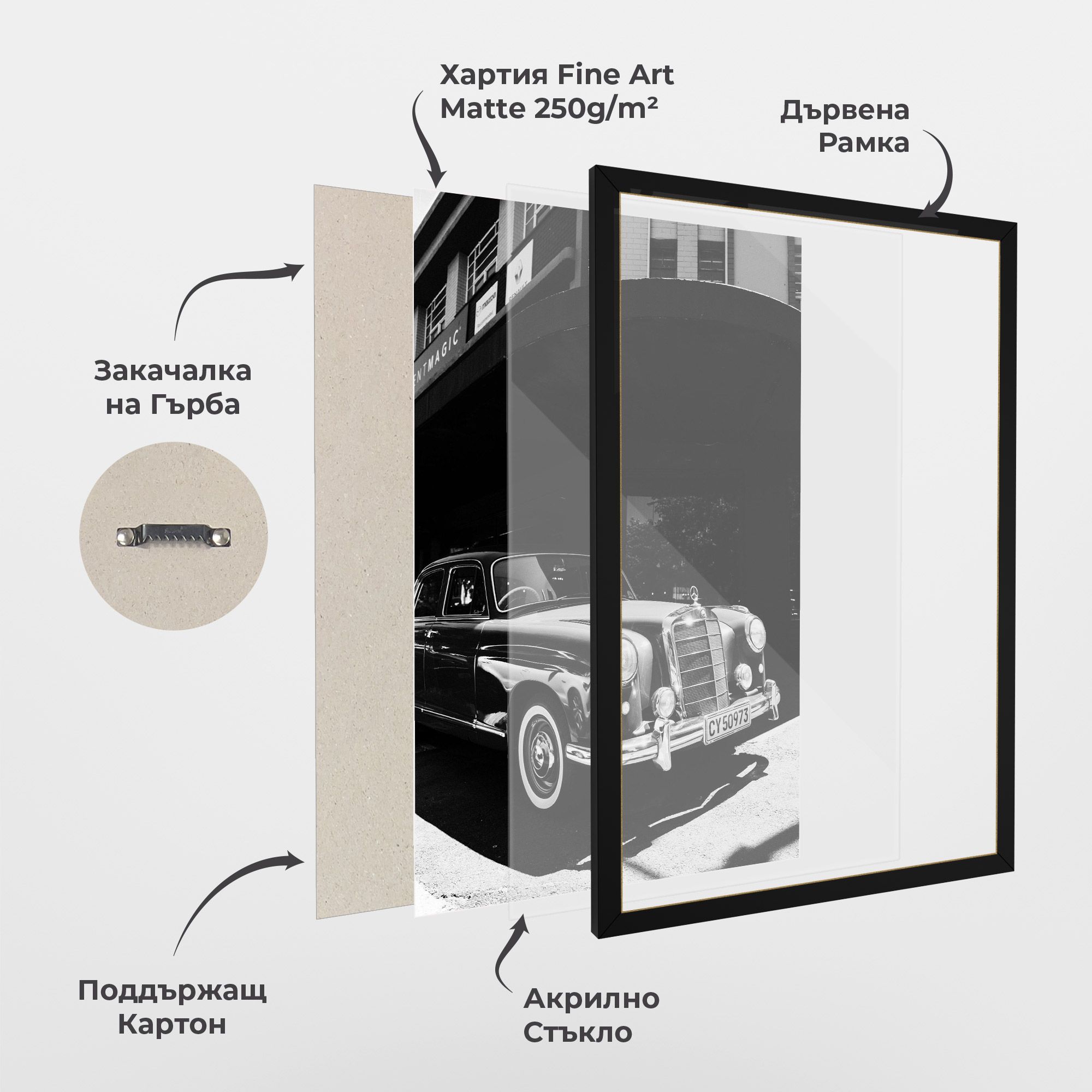 Old Black Car mockup 1