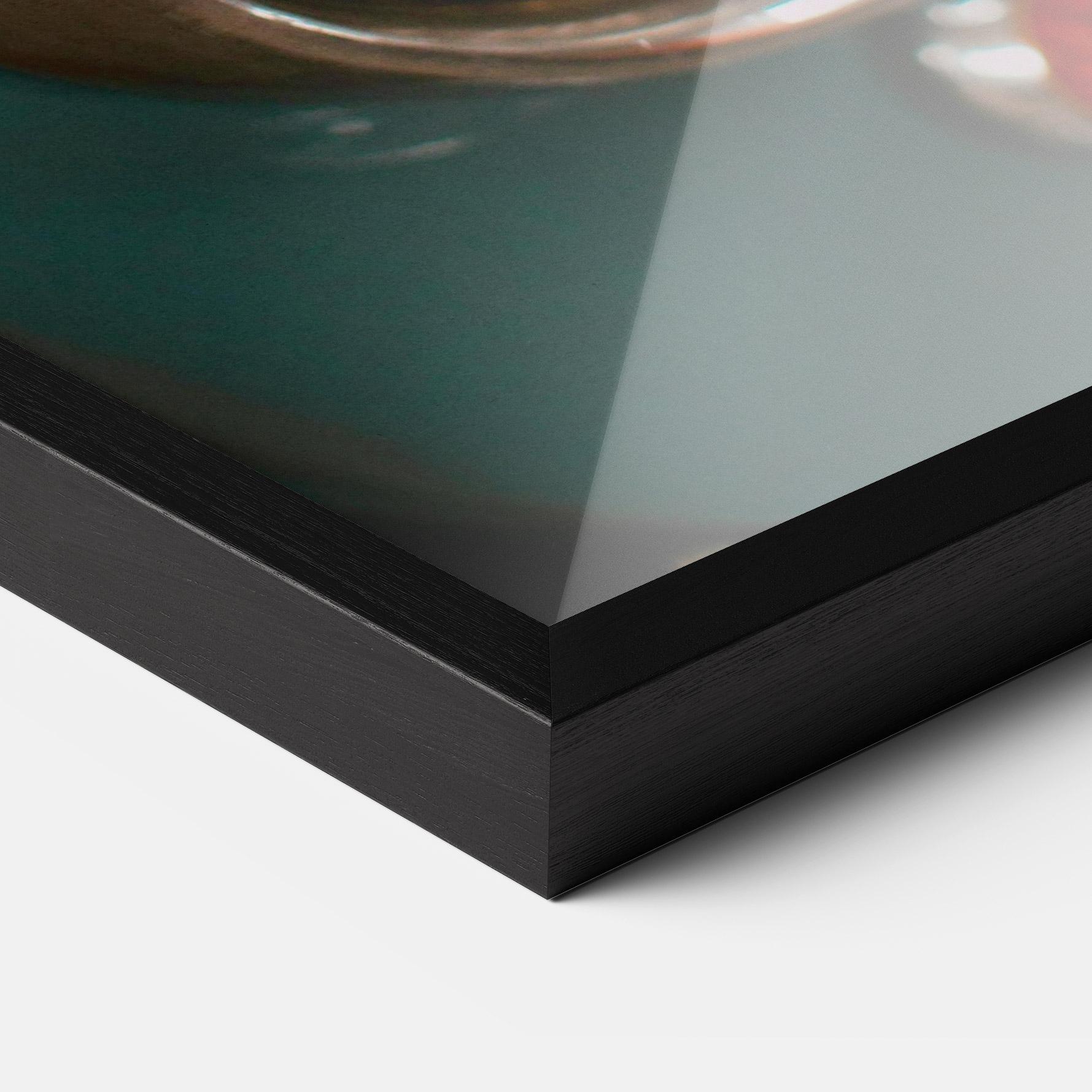 Рамкиран постер Green Closeup Car mockup 3