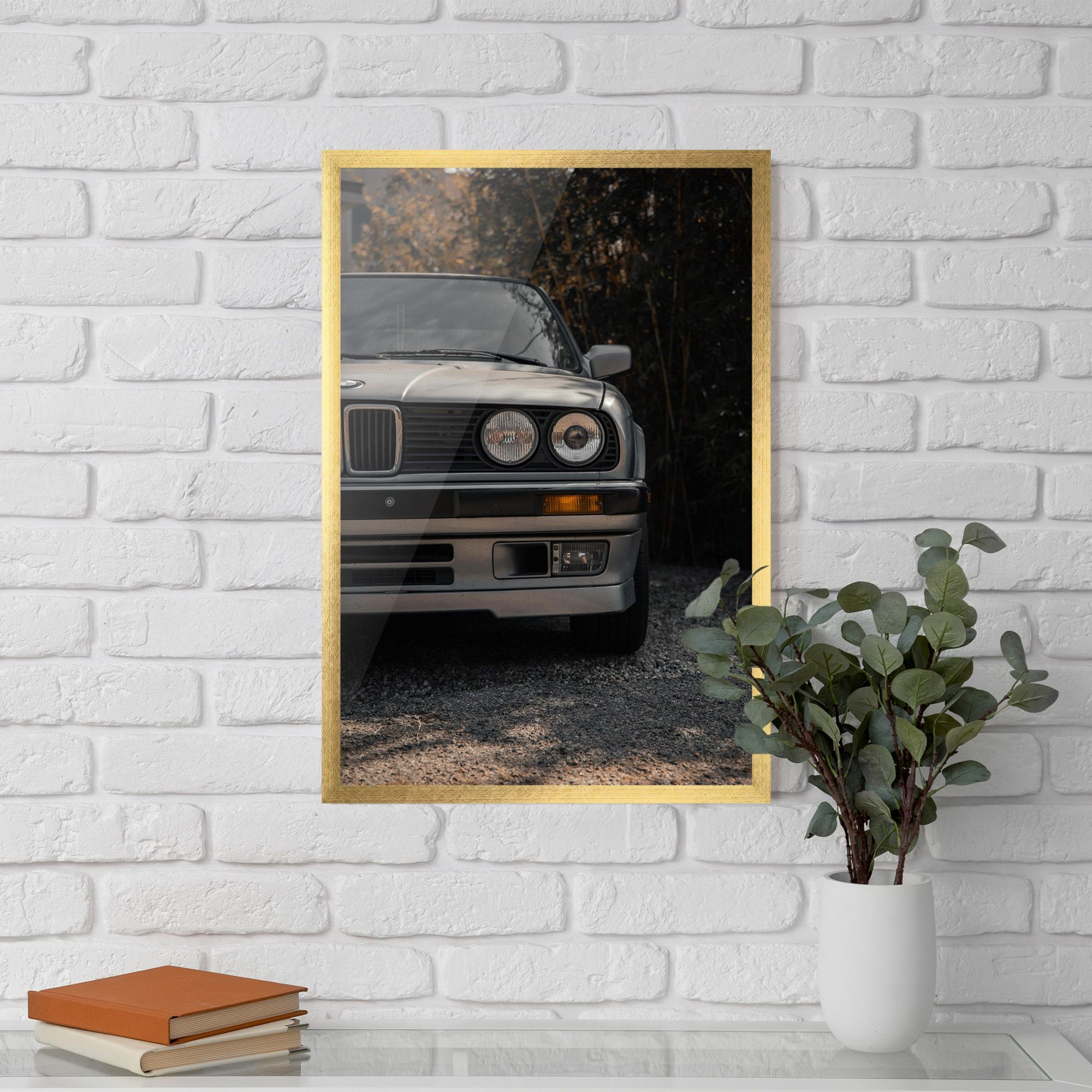 Old Bmw Car mockup 5