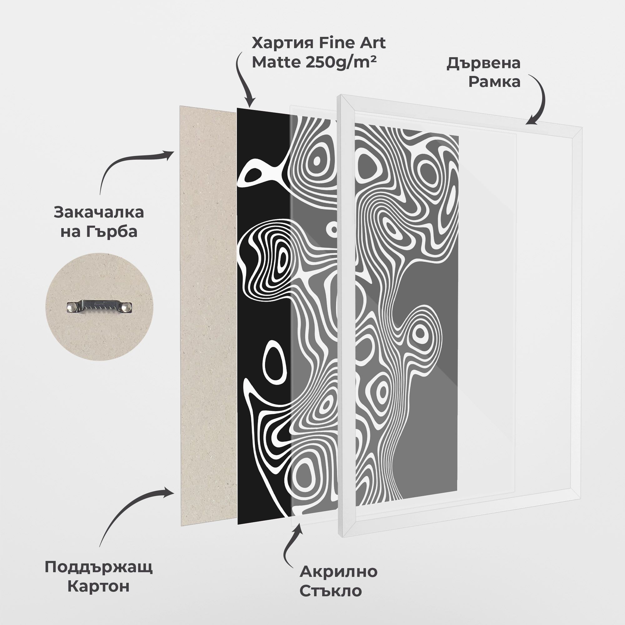 Abstract Grey Black Line mockup 1