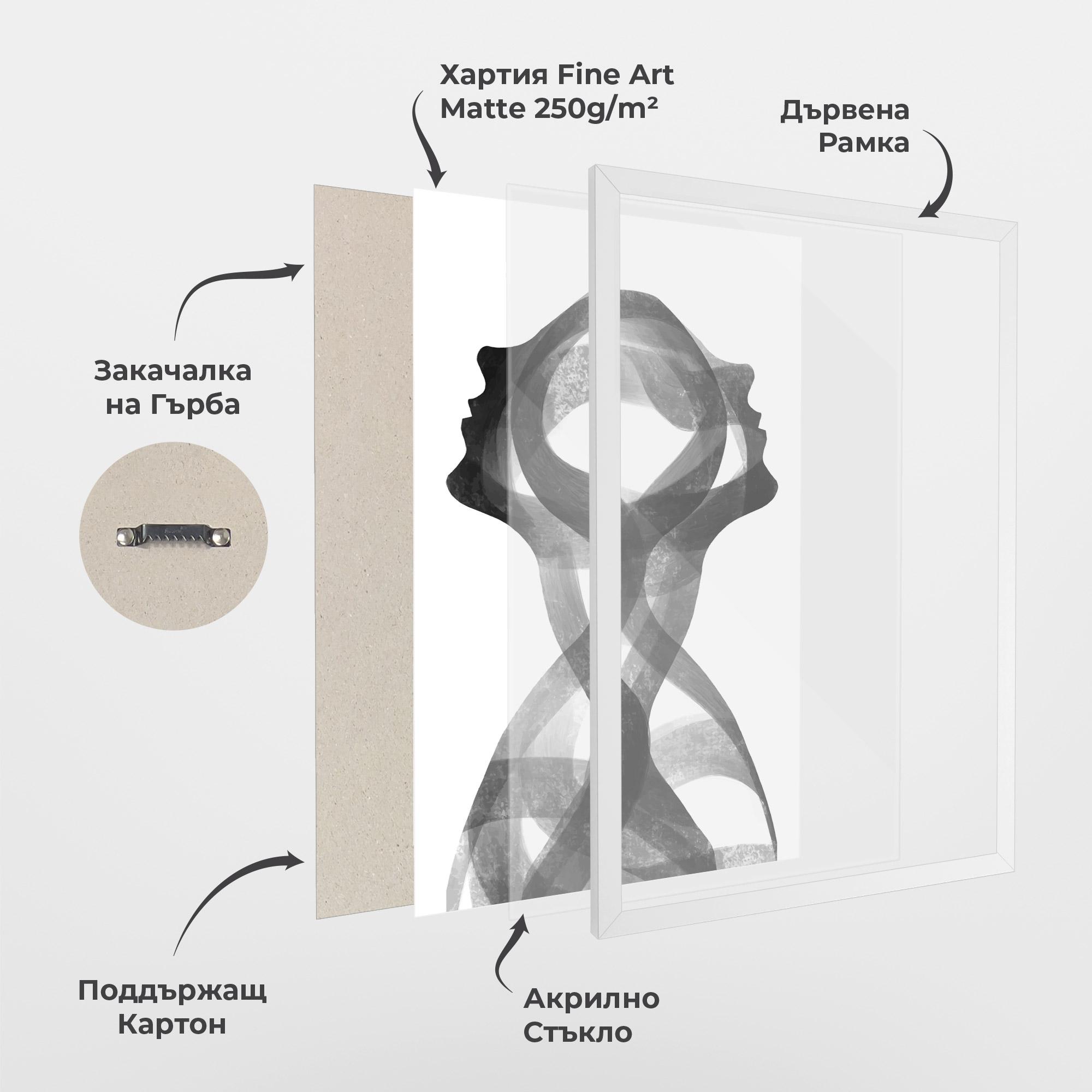 Рамкиран постер Human Conection mockup 1