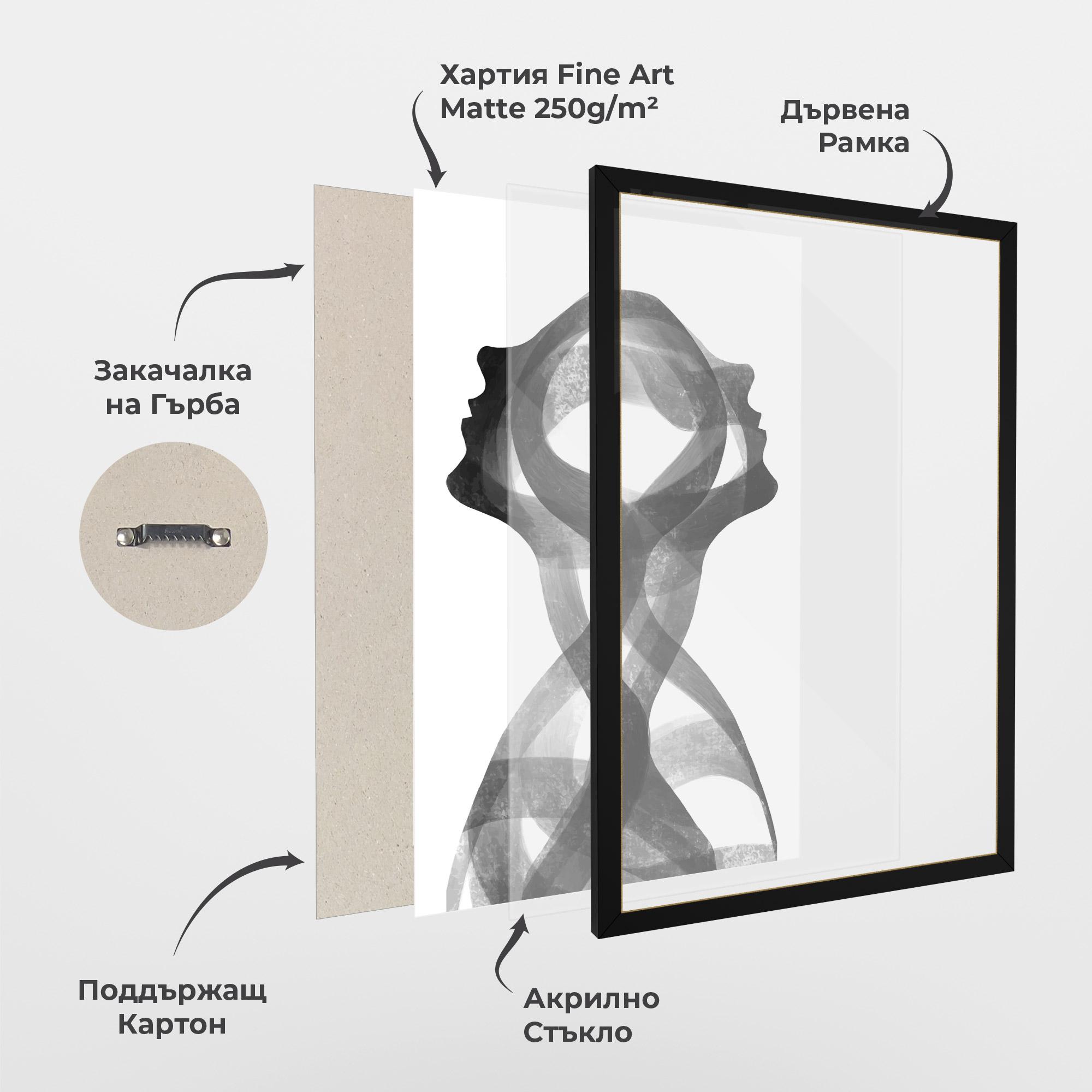 Рамкиран постер Human Conection mockup 1