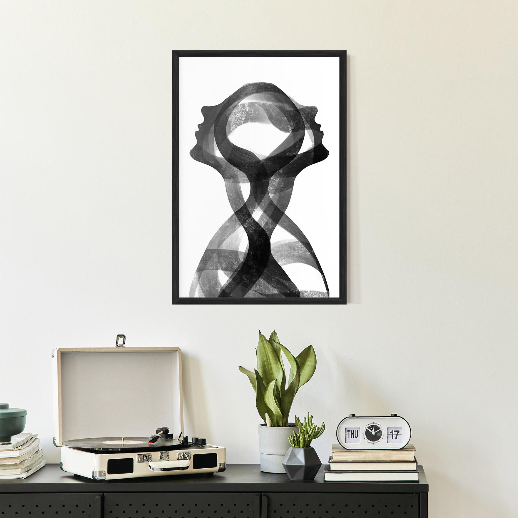 Рамкиран постер Human Conection mockup 2