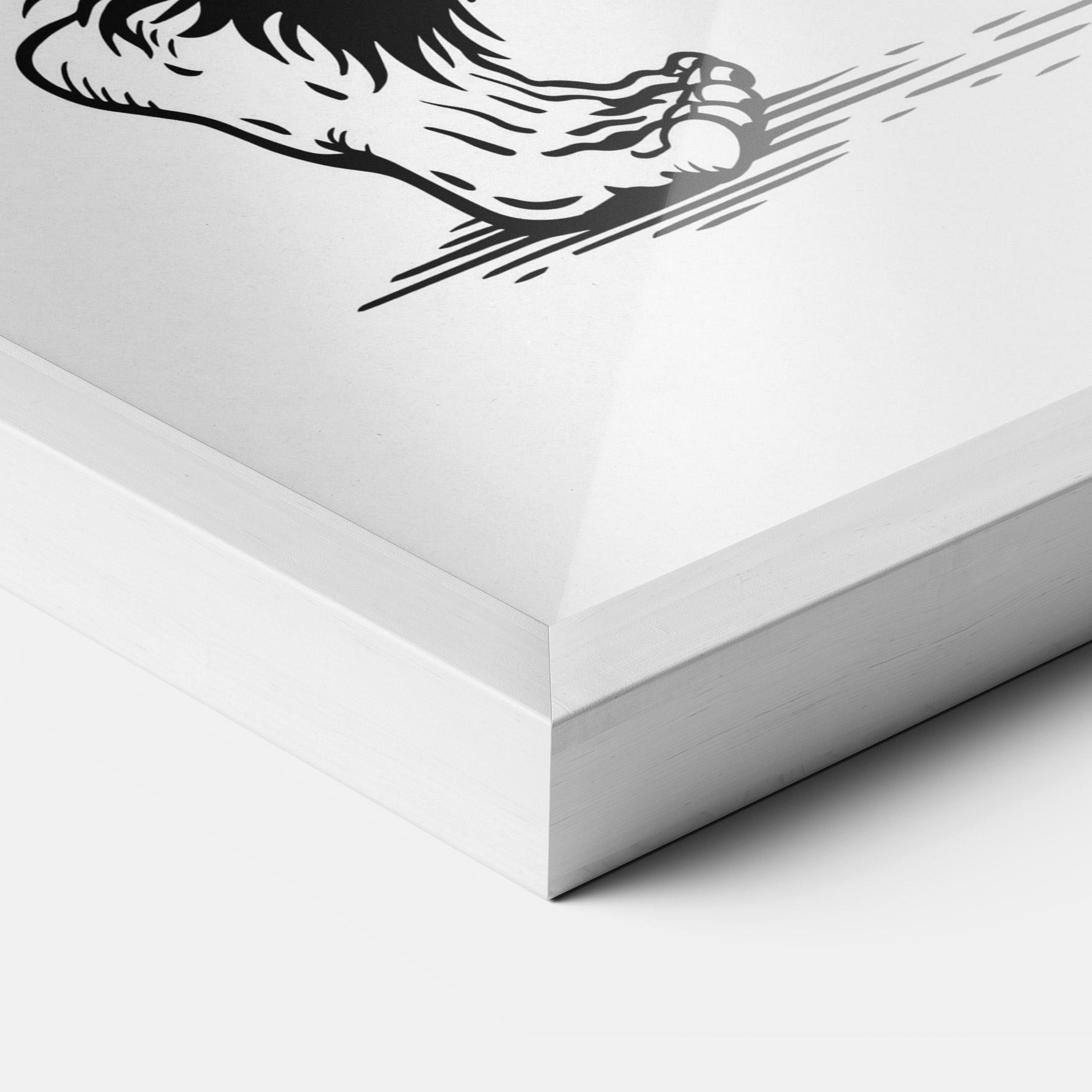 Рамкиран постер Yeti mockup 3