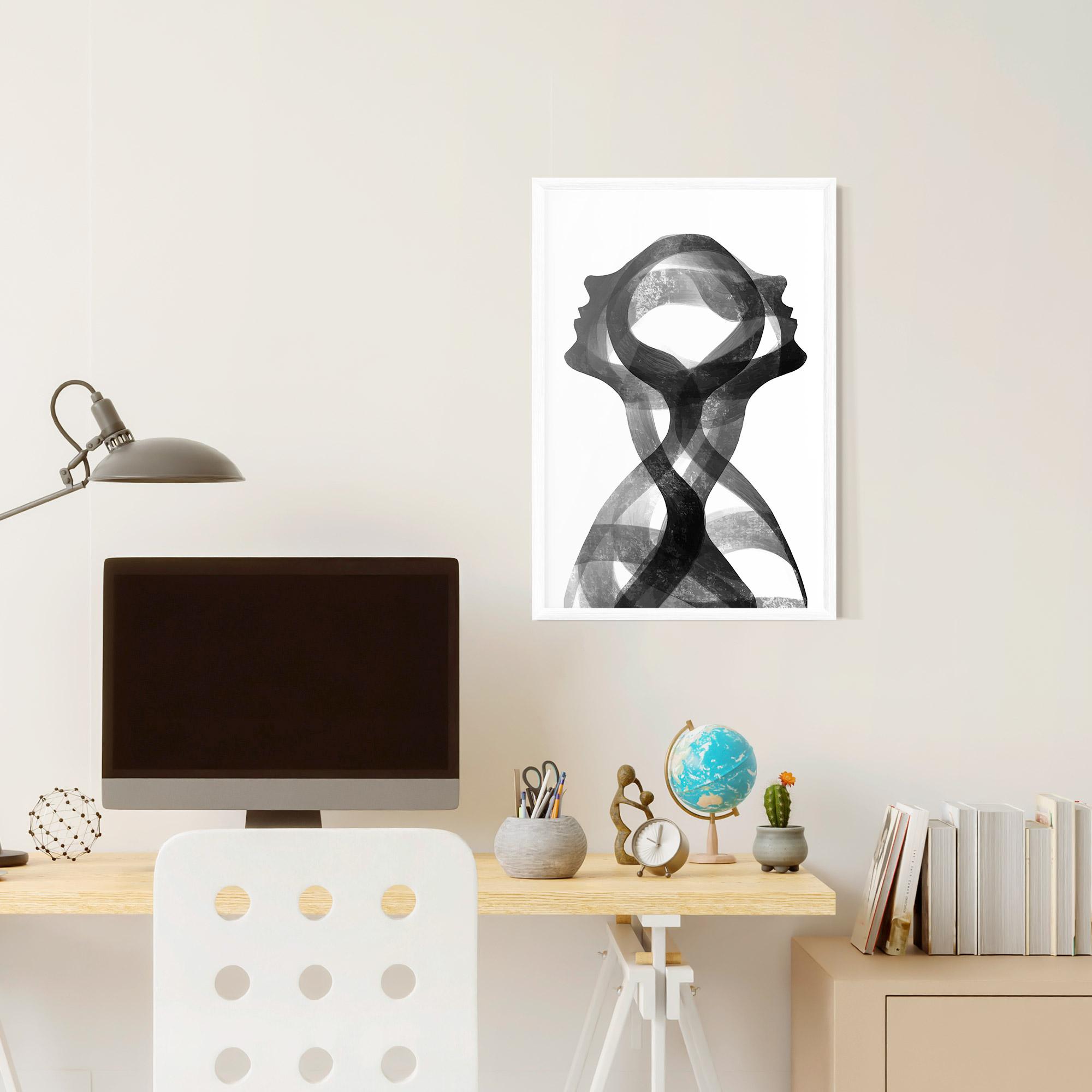 Рамкиран постер Human Conection mockup 6