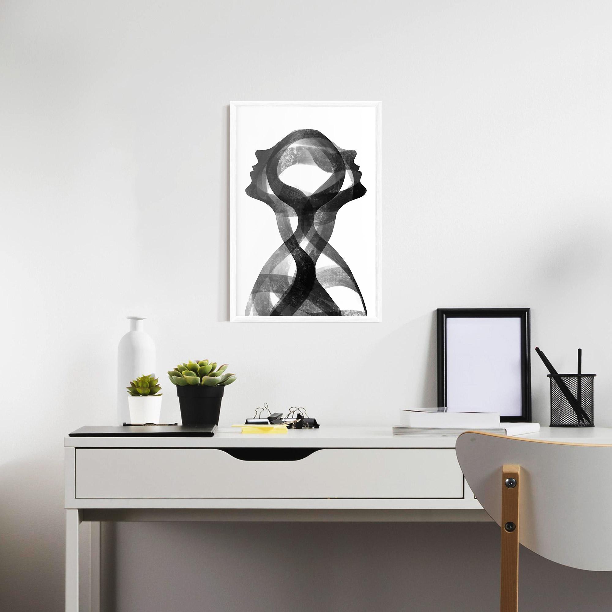 Рамкиран постер Human Conection mockup 7