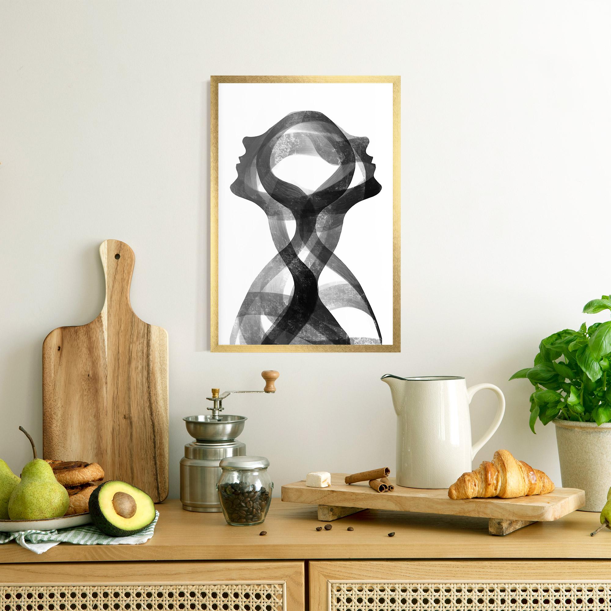 Рамкиран постер Human Conection mockup 8