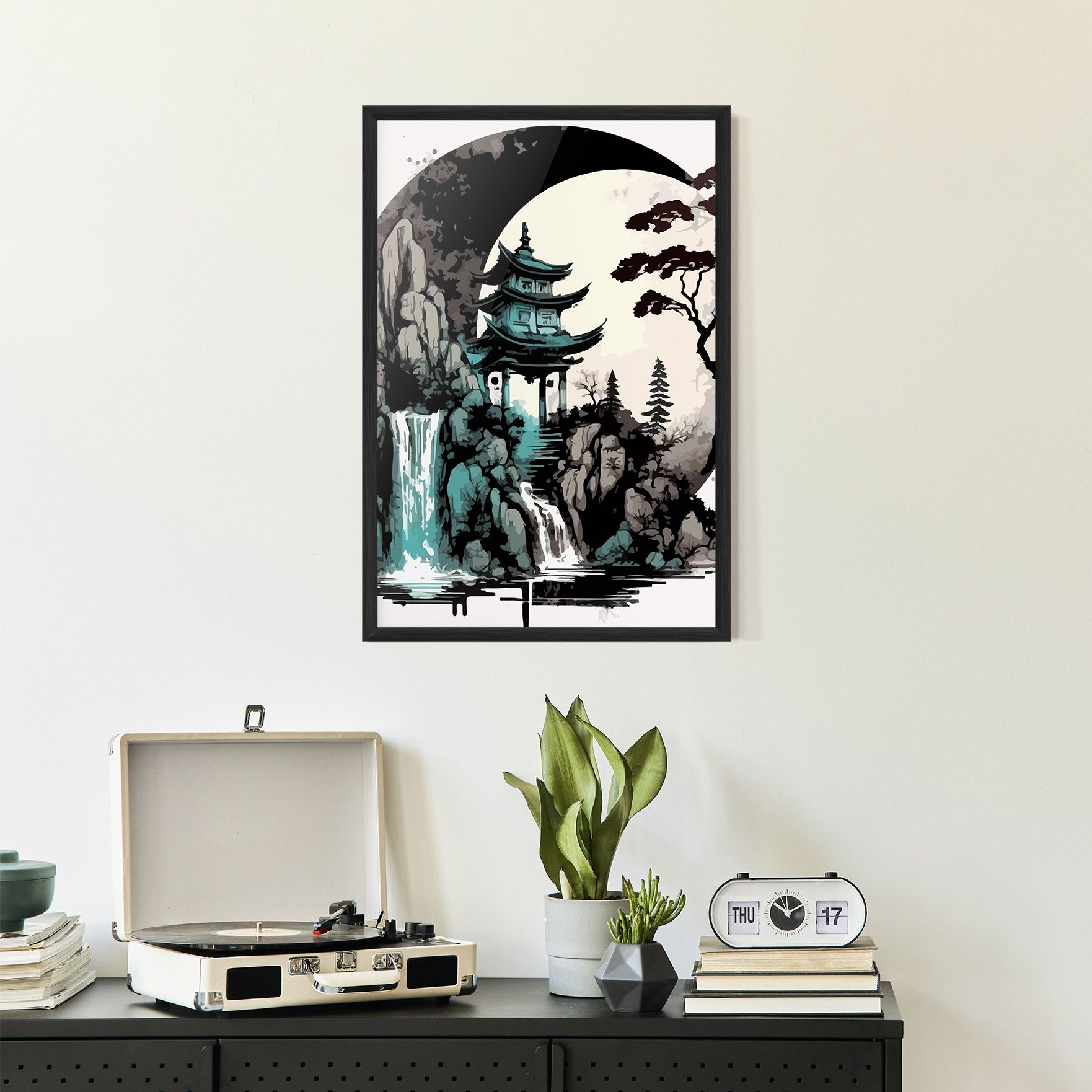 Blue Temple Art mockup 2