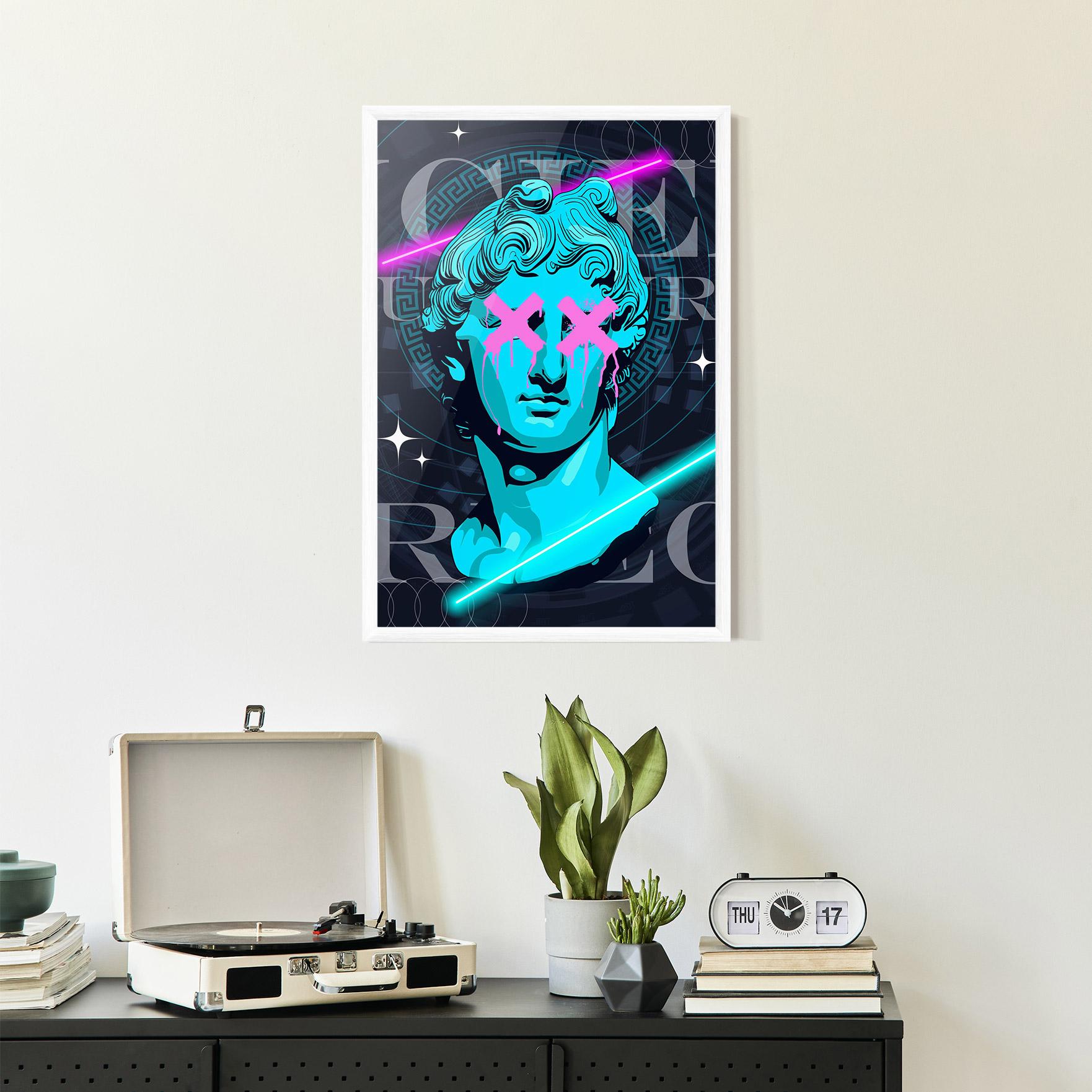 Рамкиран постер Sculptures mockup 2