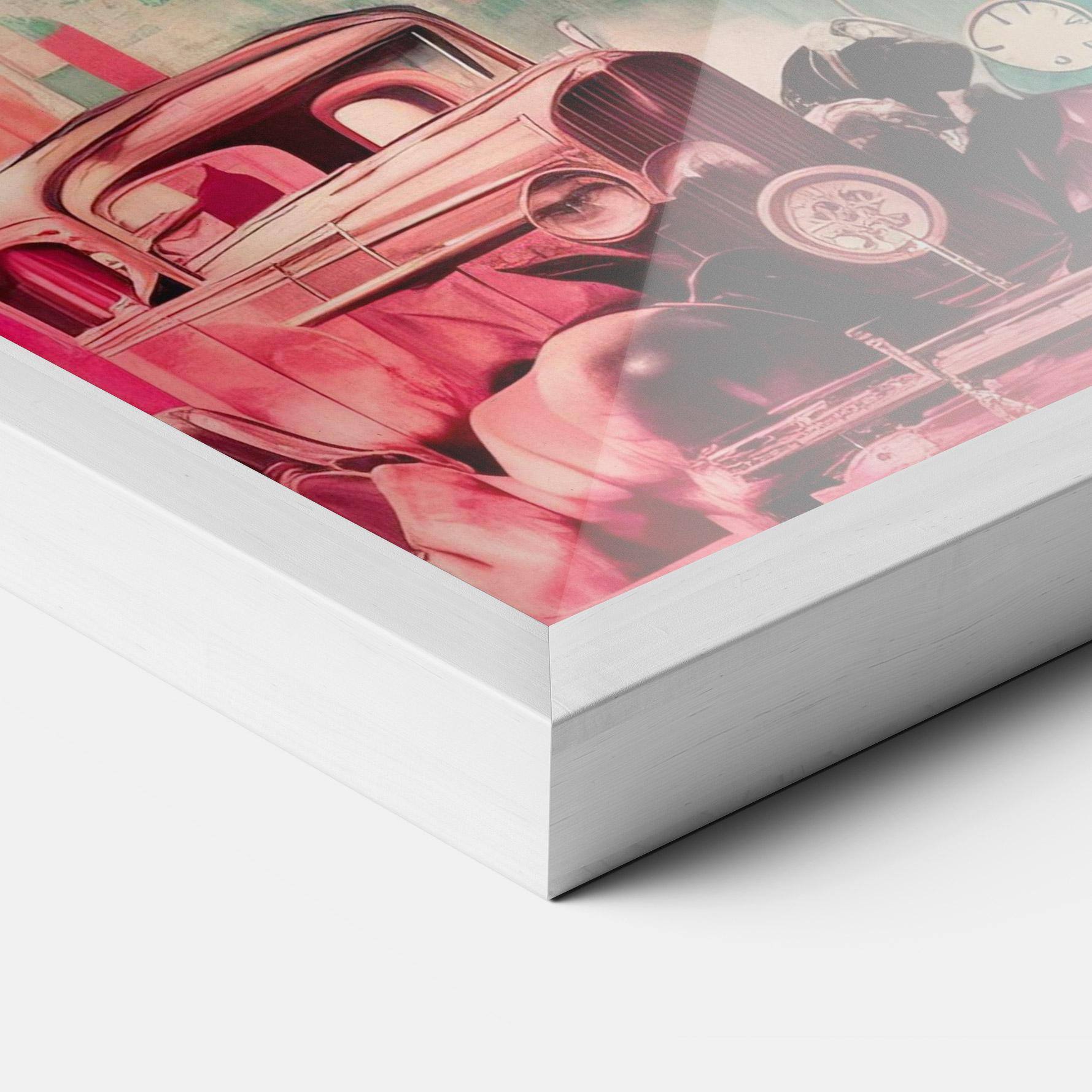 Рамкиран постер 60s Retro Collage mockup 3