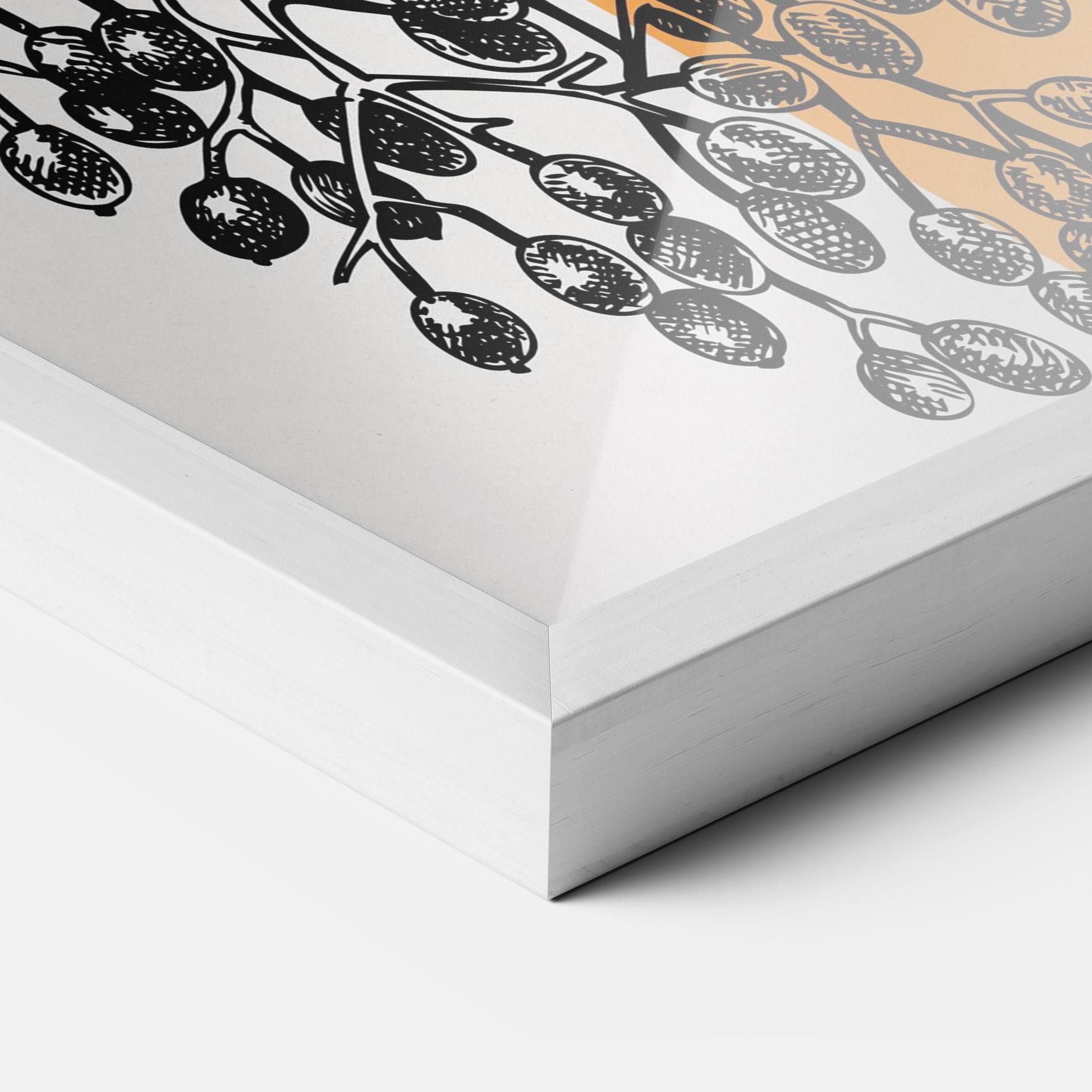 Рамкиран постер Bird Collage mockup 3