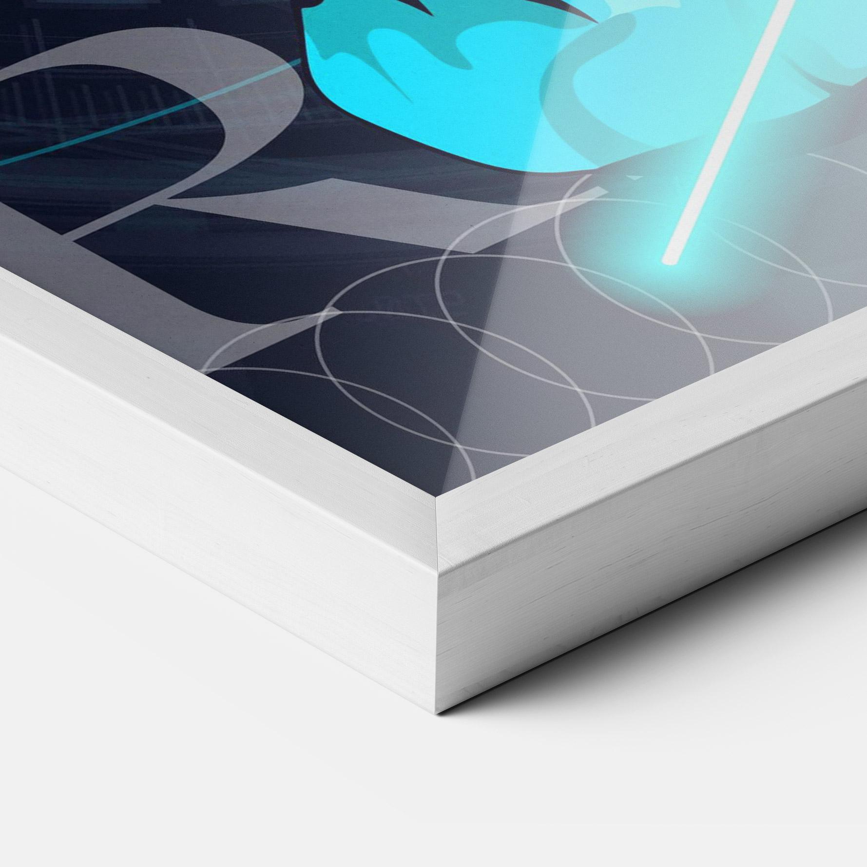 Рамкиран постер Sculptures mockup 3