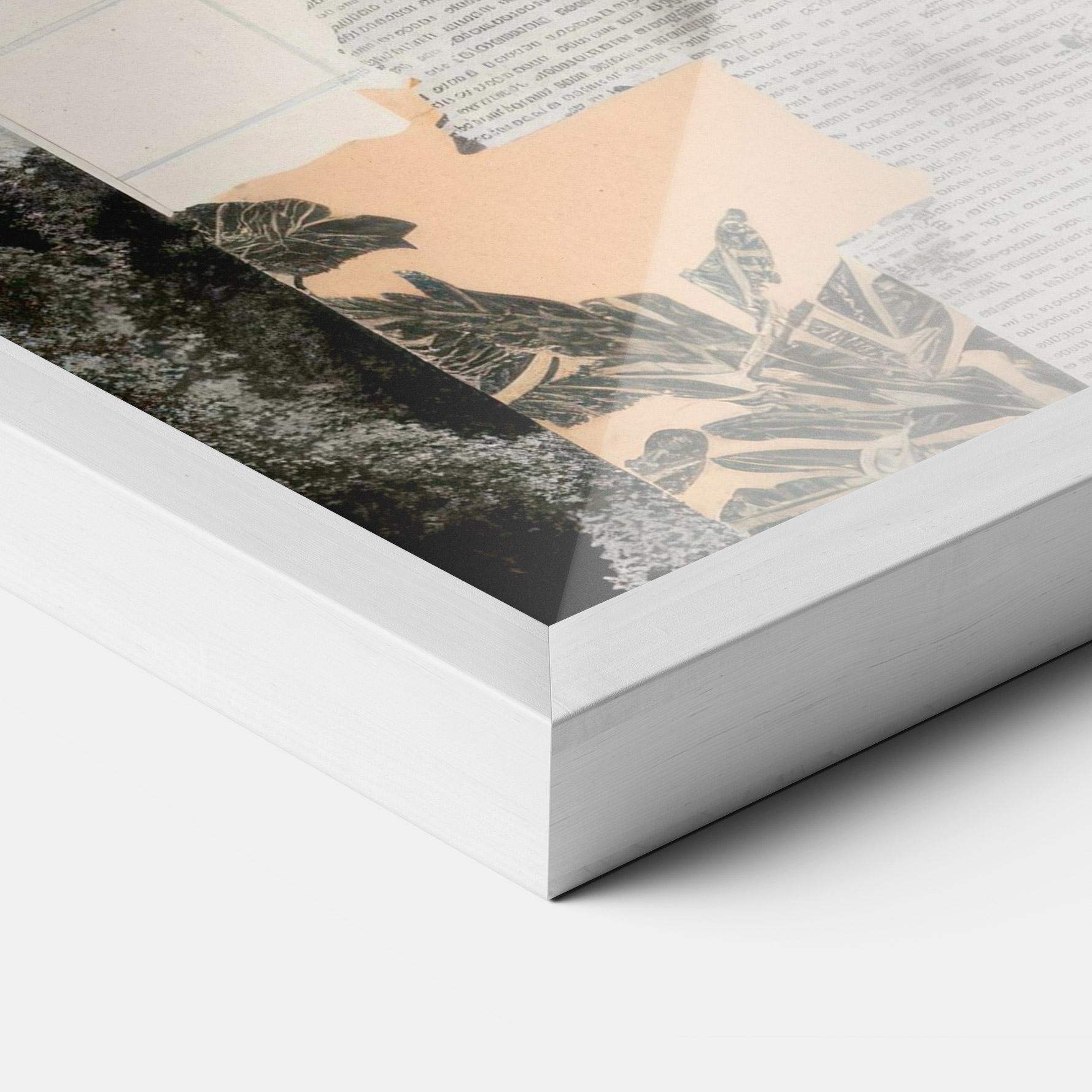 Рамкиран постер Vintage Collage mockup 3