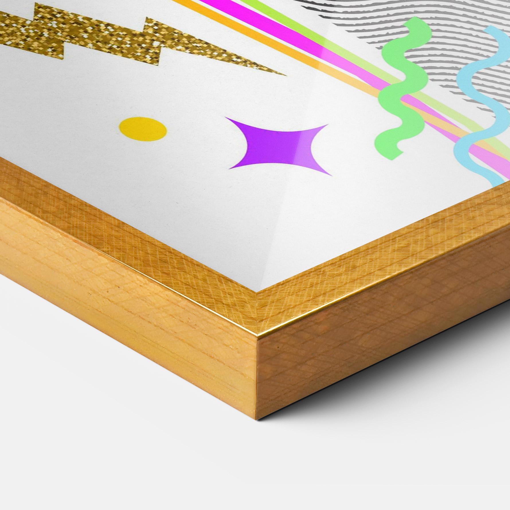 Рамкиран постер Hand Sign Art mockup 3