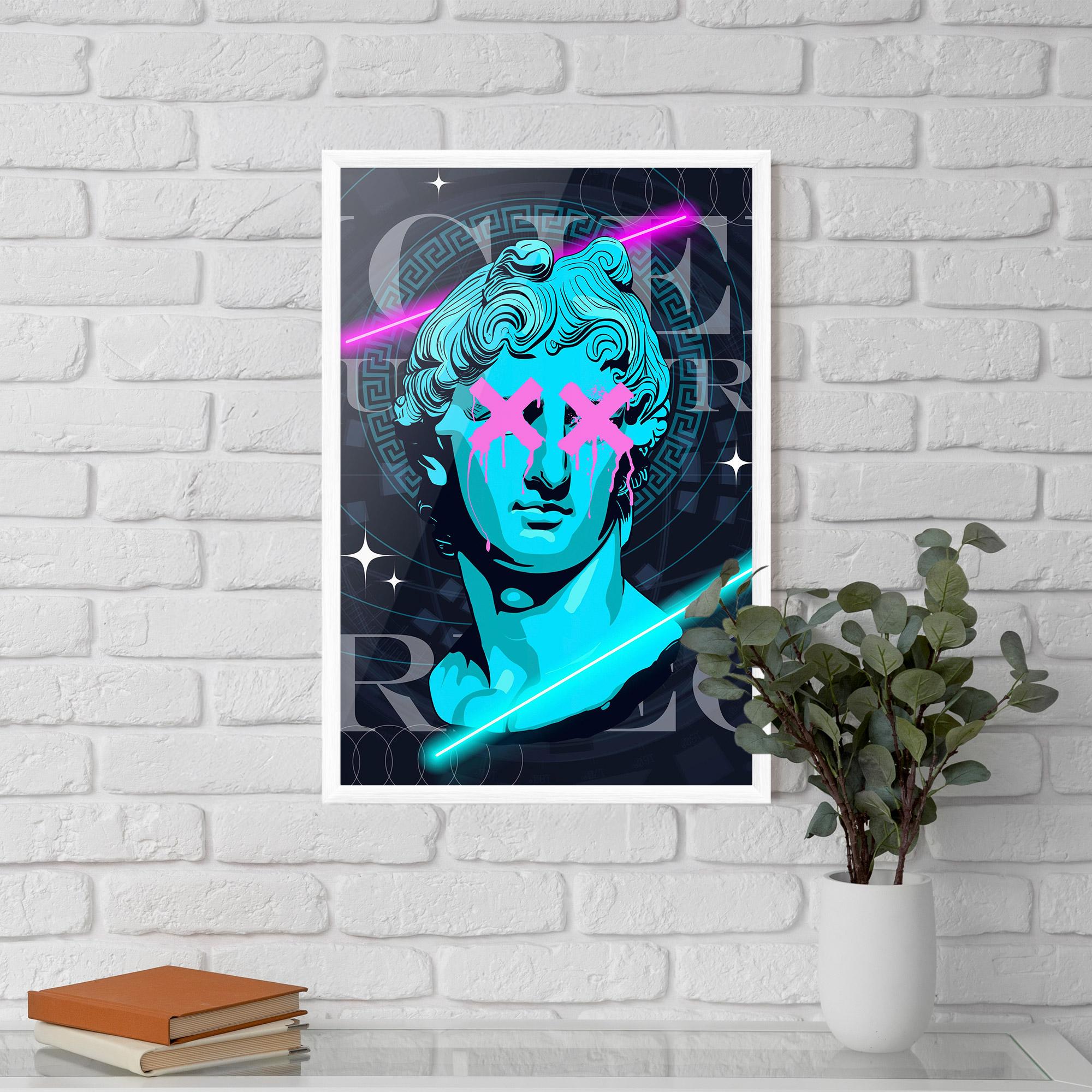 Рамкиран постер Sculptures mockup 5