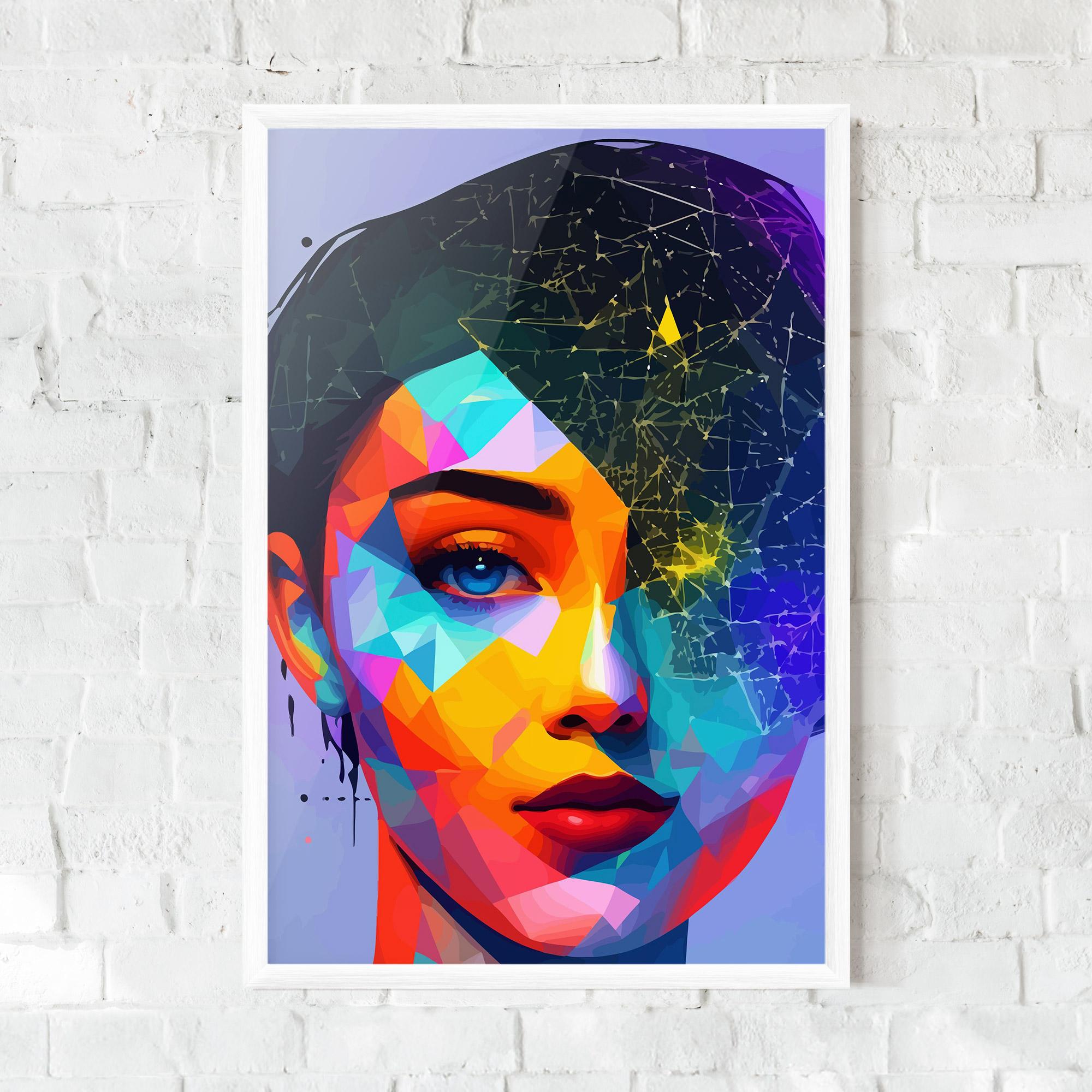 Рамкиран постер Internet Hyperrealism mockup 0