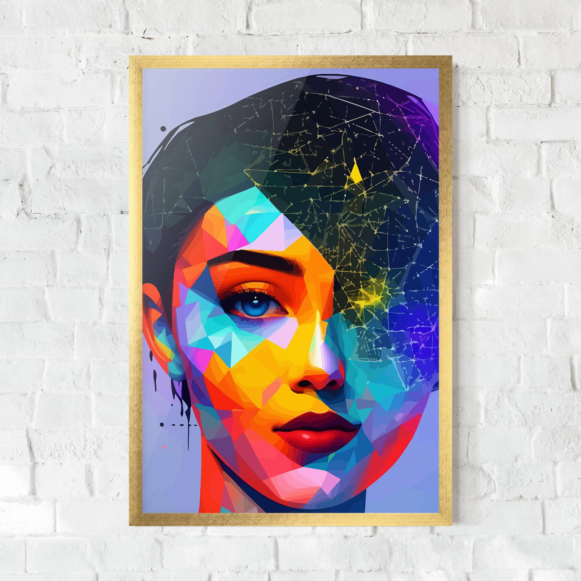 Рамкиран постер Internet Hyperrealism mockup 0