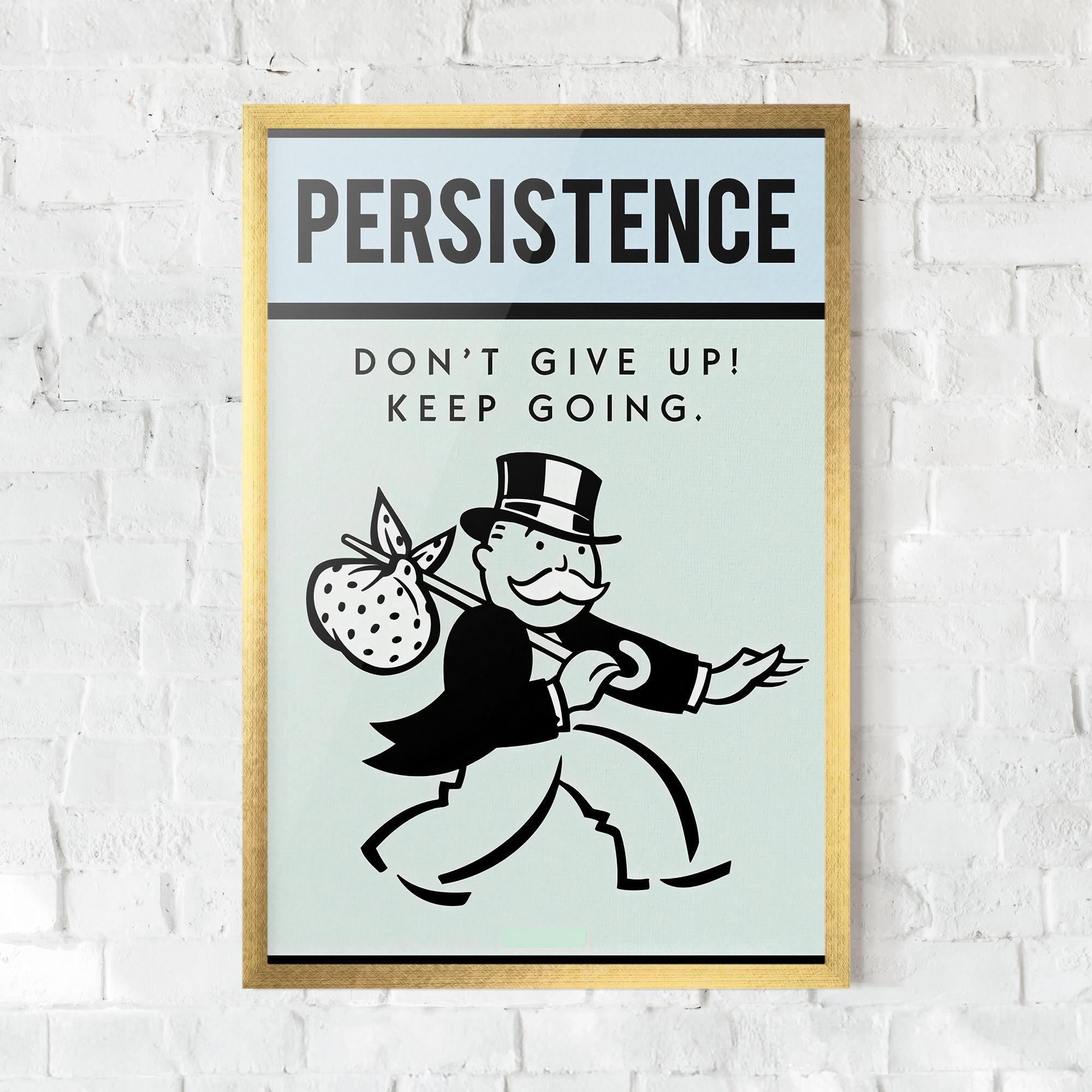 Рамкиран постер Persistence mockup 0