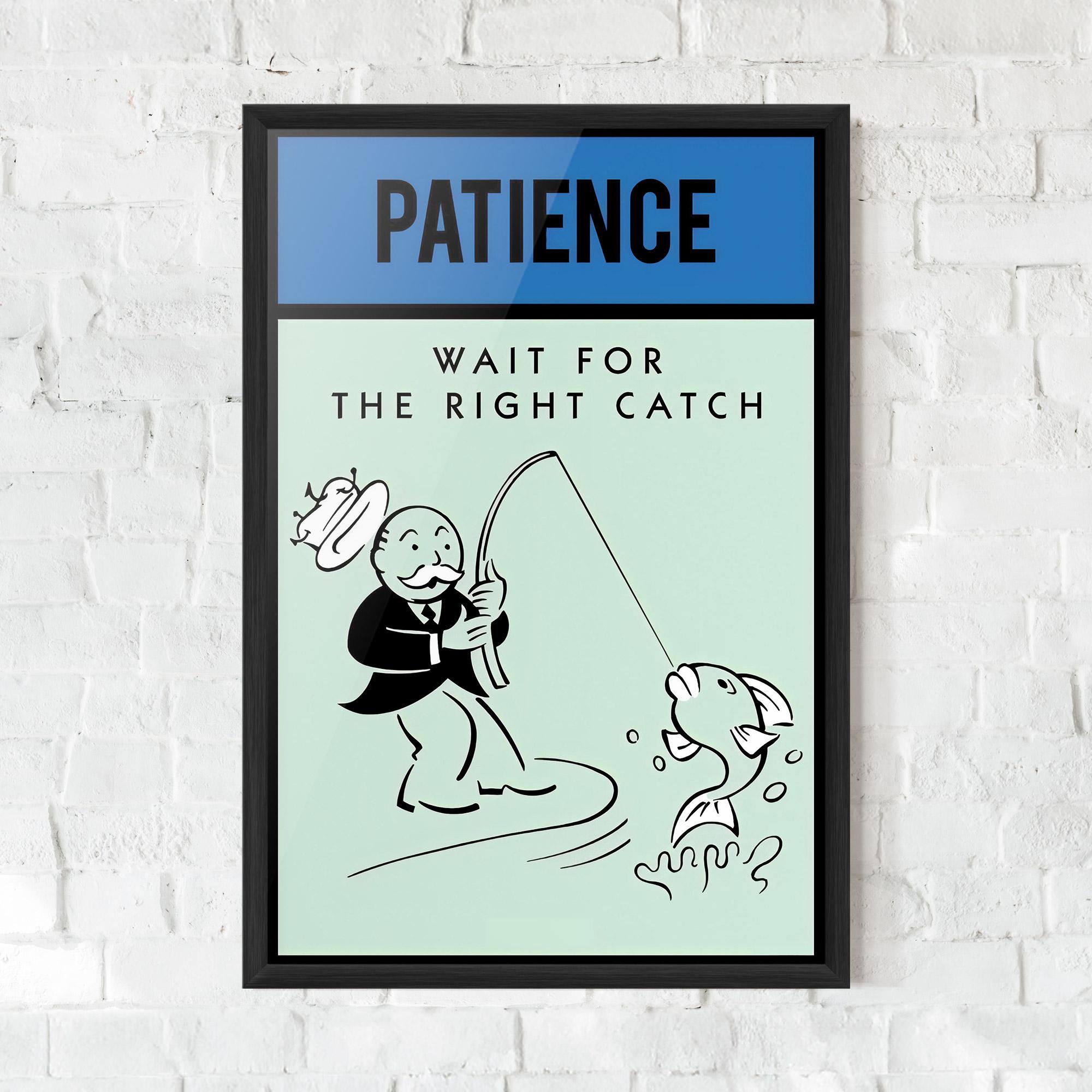 Рамкиран постер Patience mockup 0