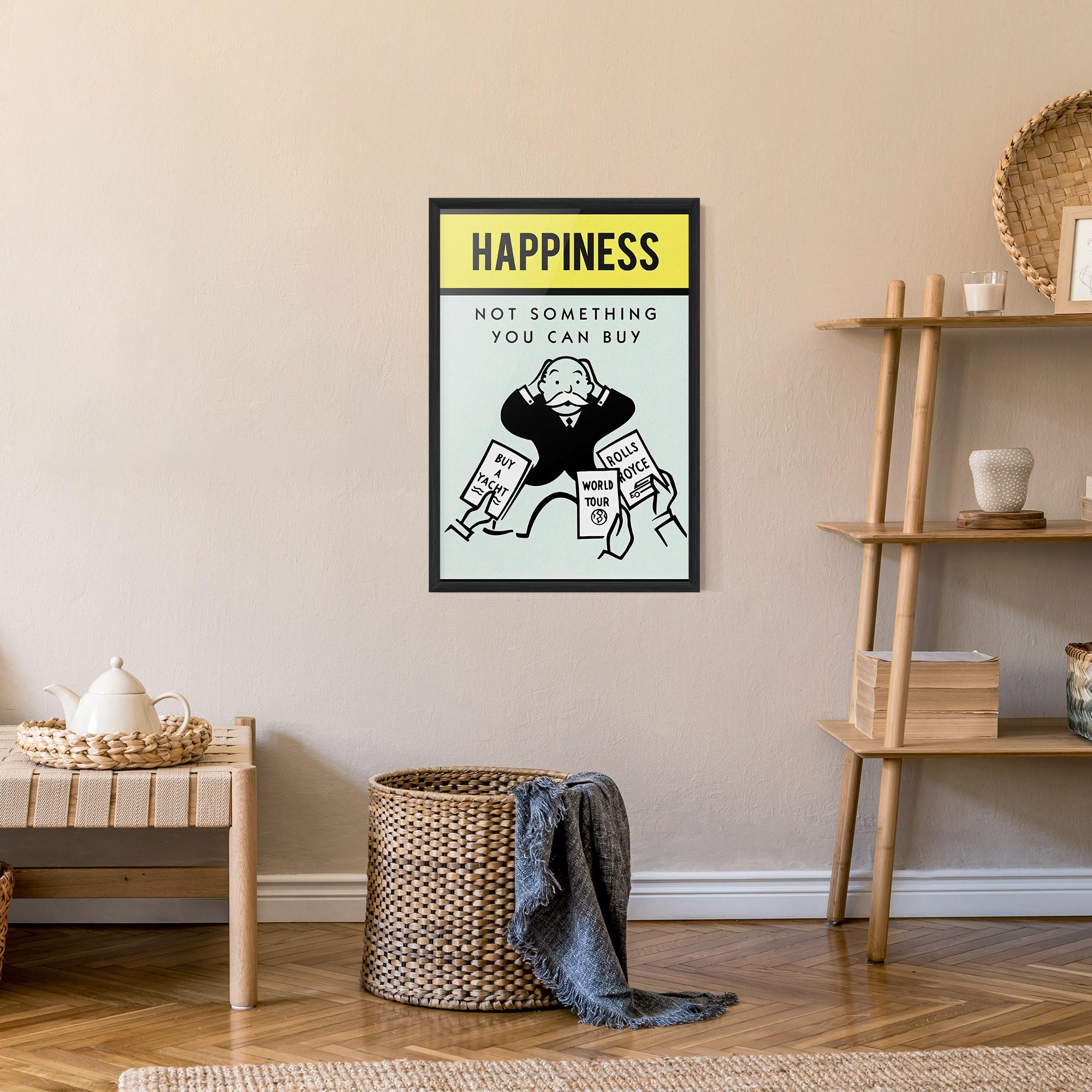 Рамкиран постер Happines mockup 9