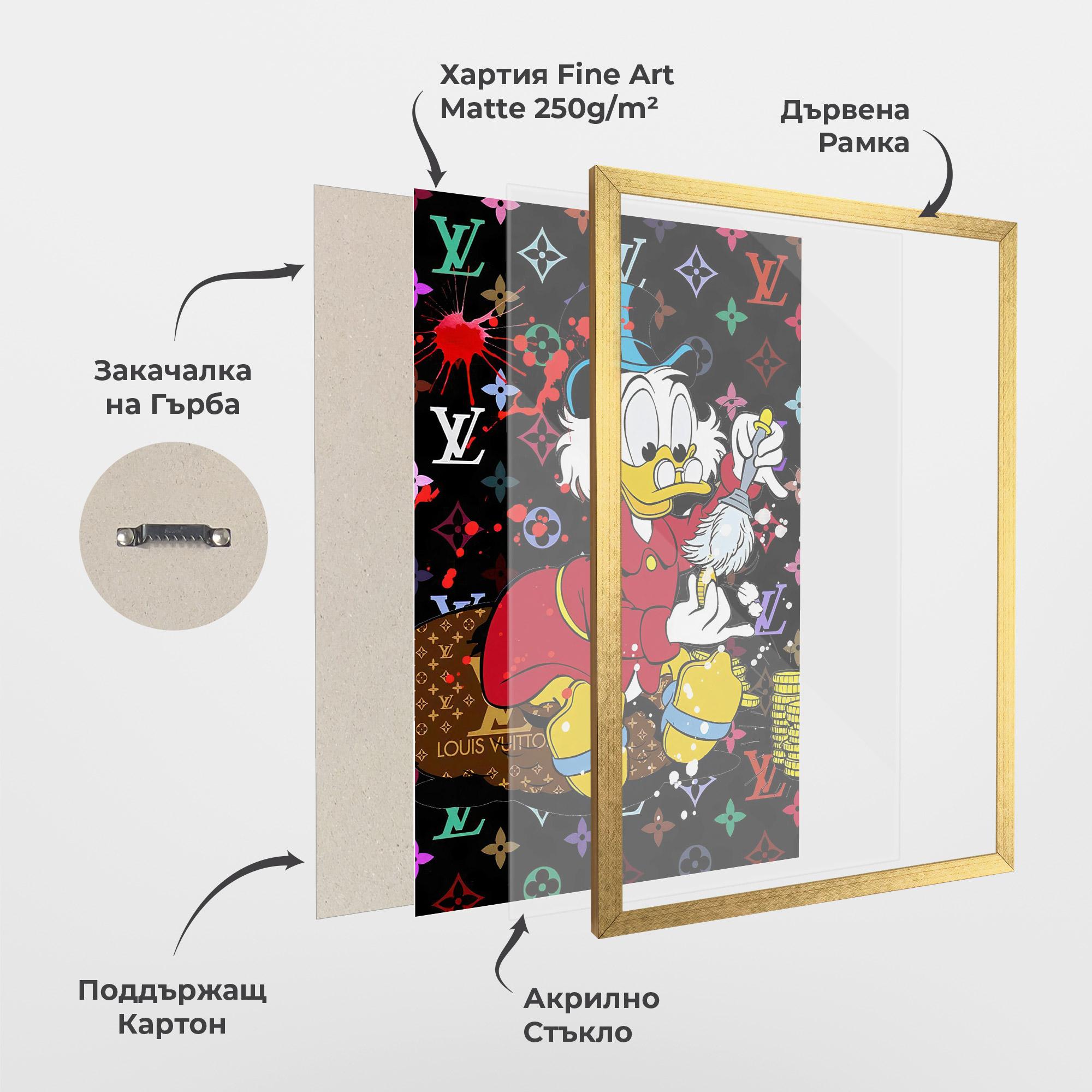 Рамкиран постер Clean Your Penny mockup 1