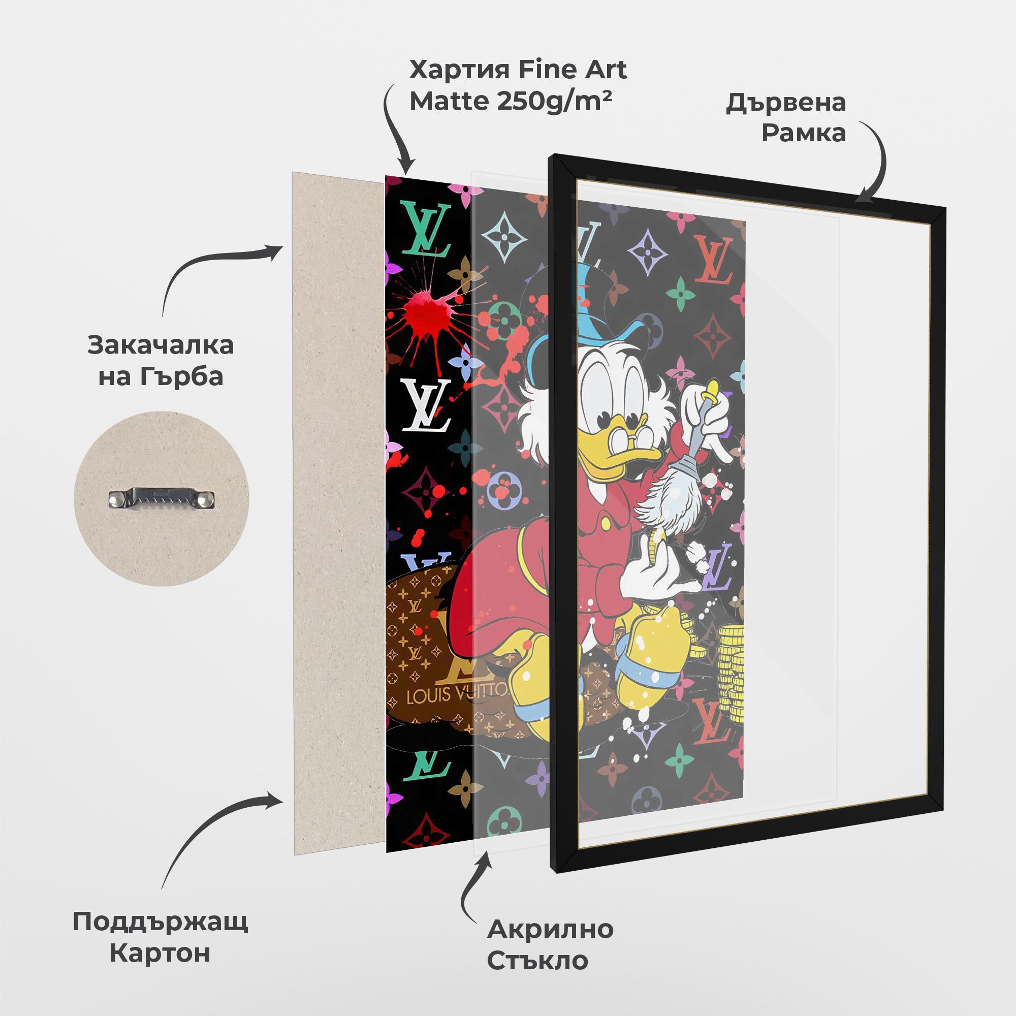 Рамкиран постер Clean Your Penny mockup 1