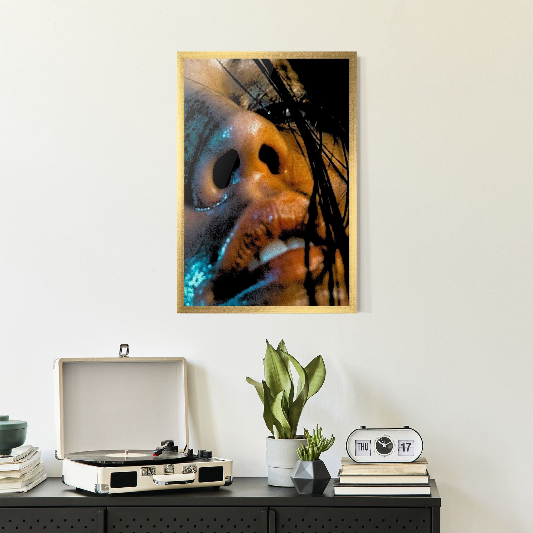 Blue Light Face mockup 2