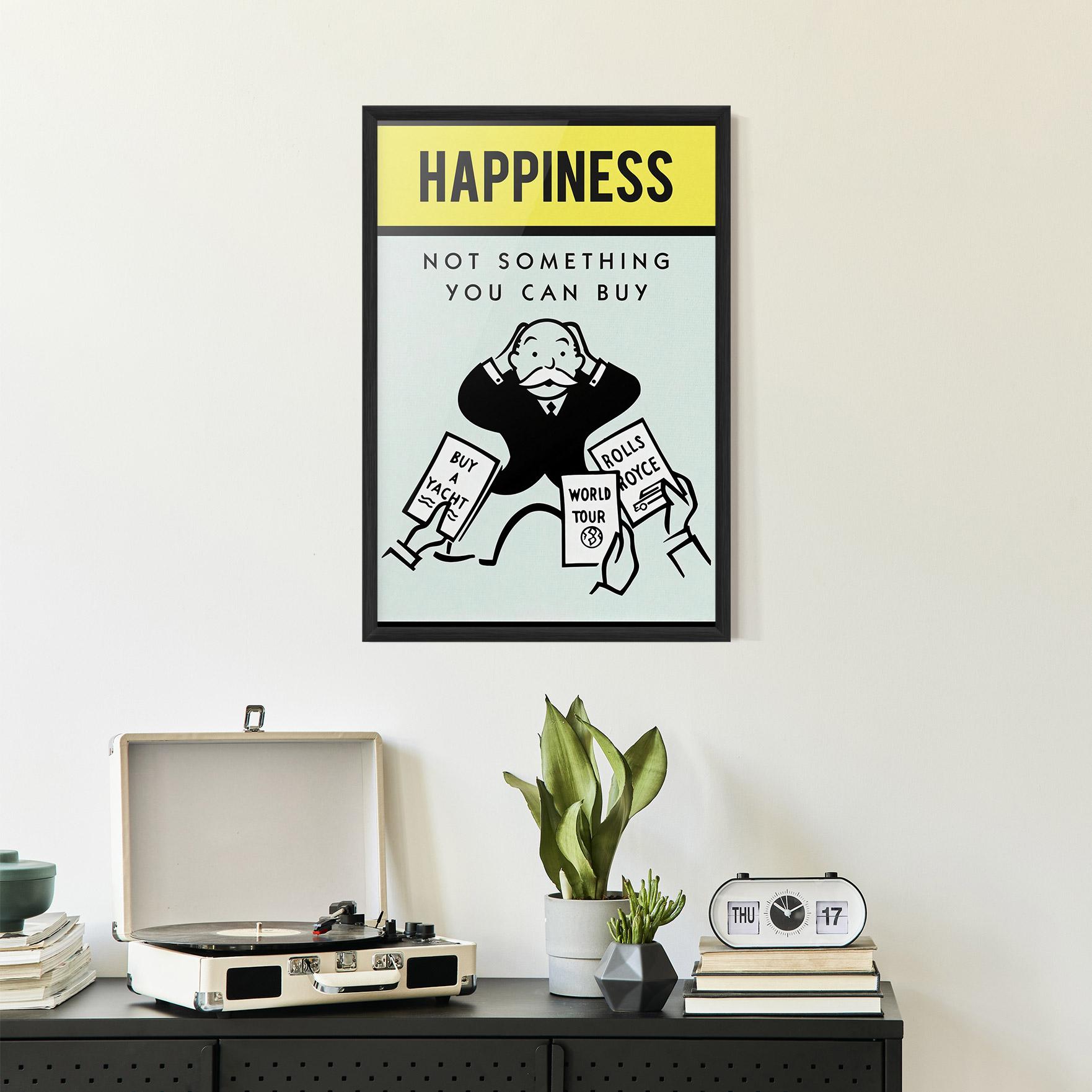 Рамкиран постер Happines mockup 2