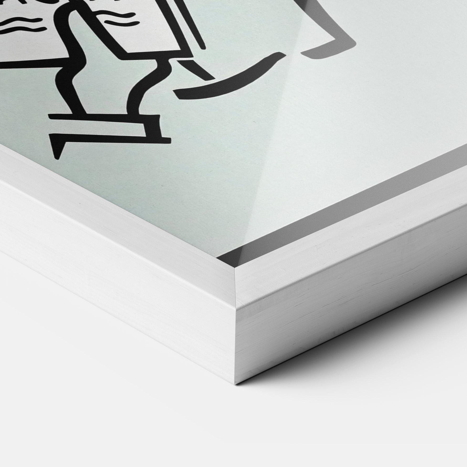 Рамкиран постер Happines mockup 3